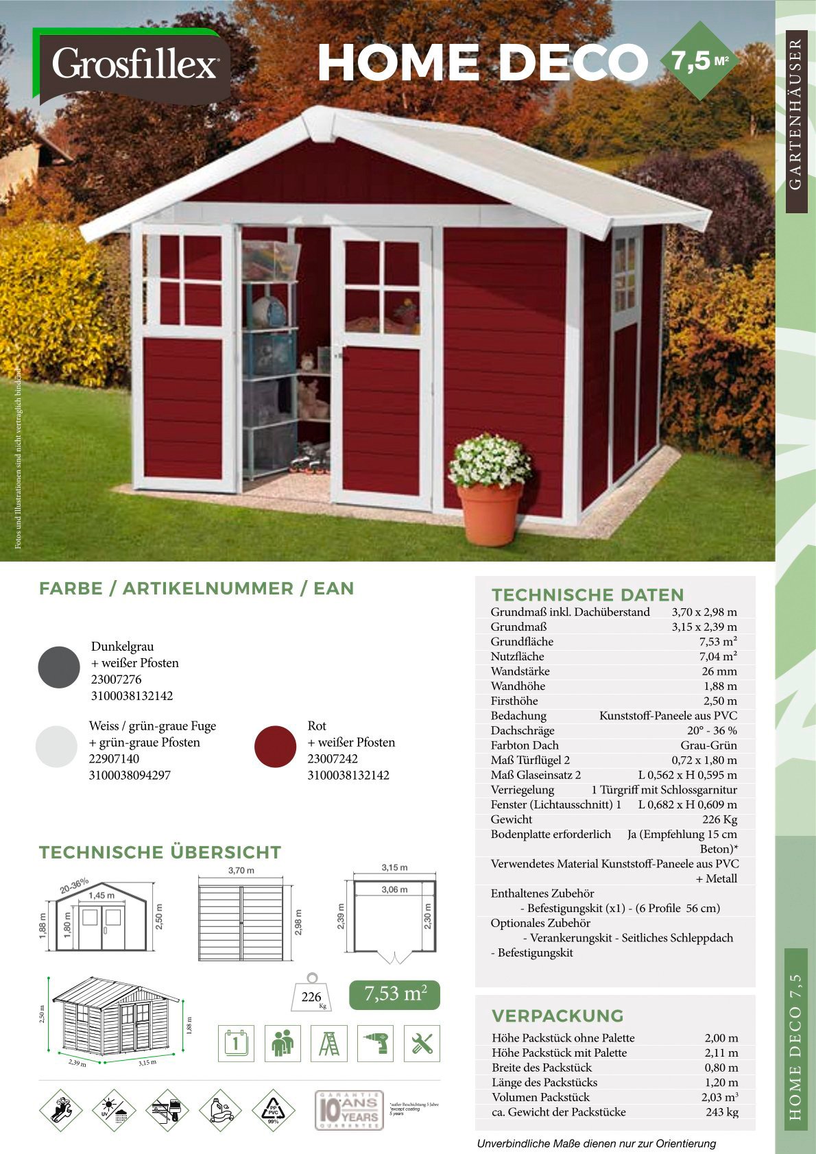 WPCGartenhäuser günstig online kaufen Globus Baumarkt