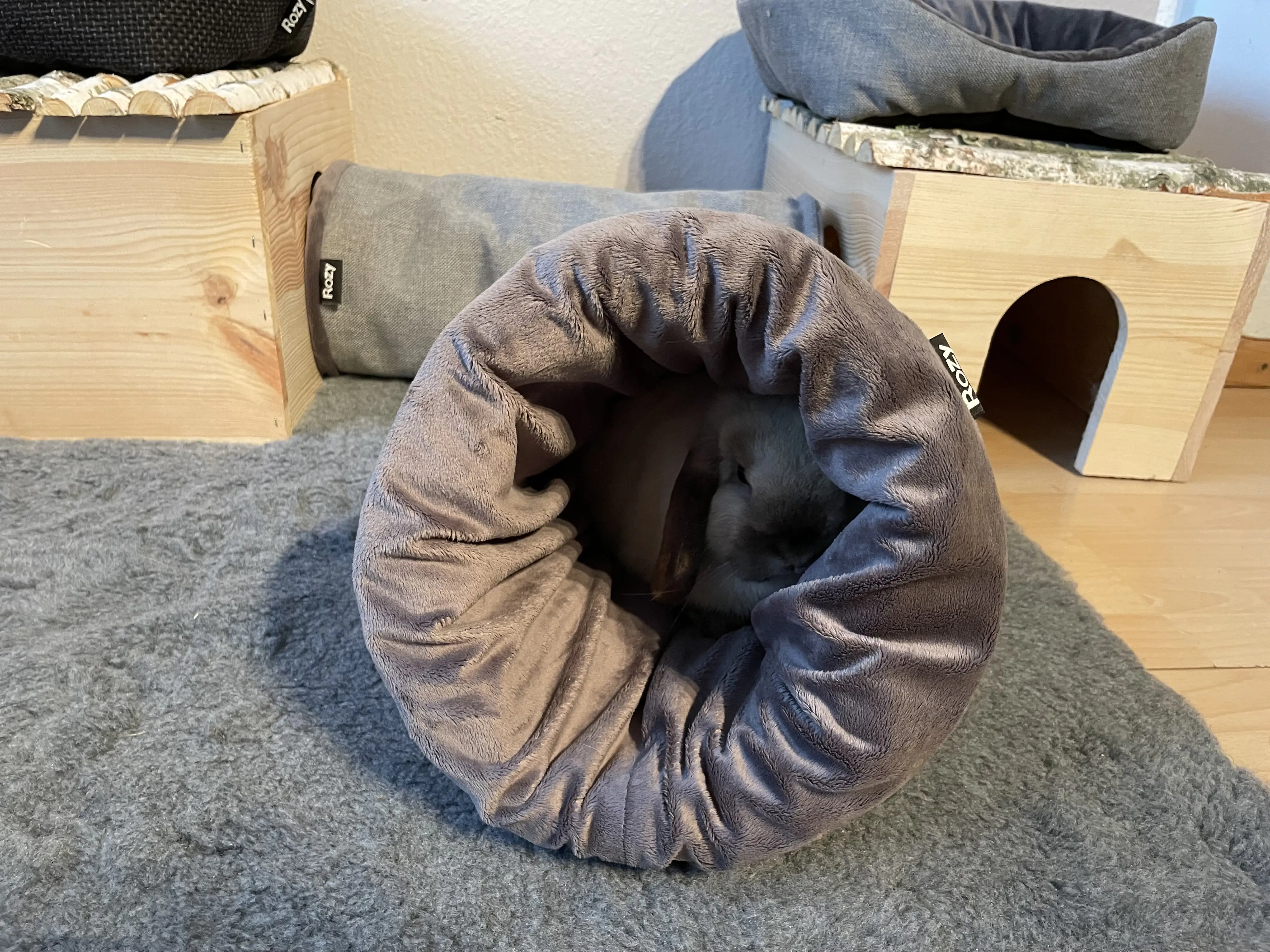 Ollesch Nager Schlafsack Charle 45 x 25 cm silber