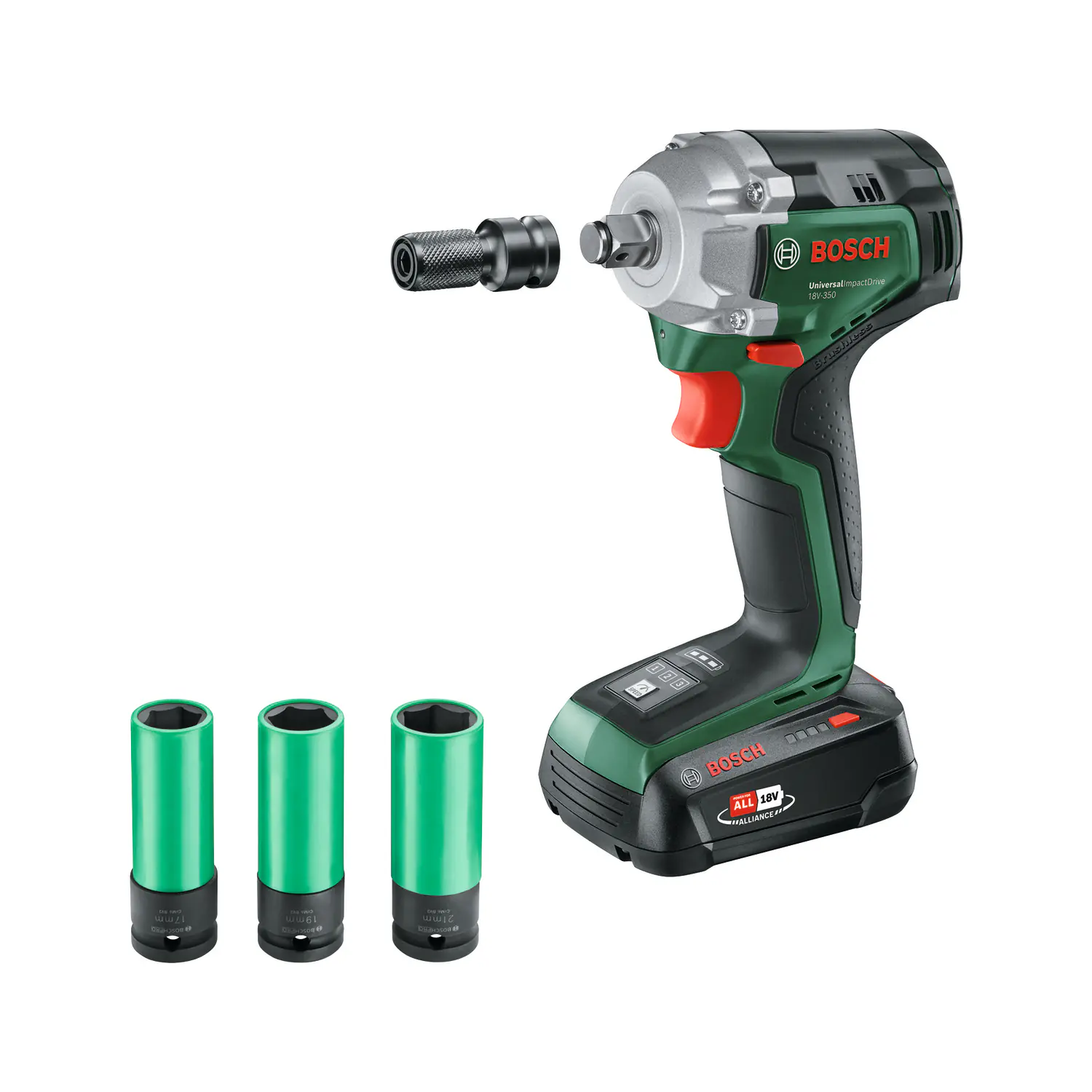 Bosch Akku-Drehschlagschrauber UniversalImpactDrive 18V-350 Solo Bosch Akku-Drehschlagschrauber UniversalImpactDrive 18V-350 Solo