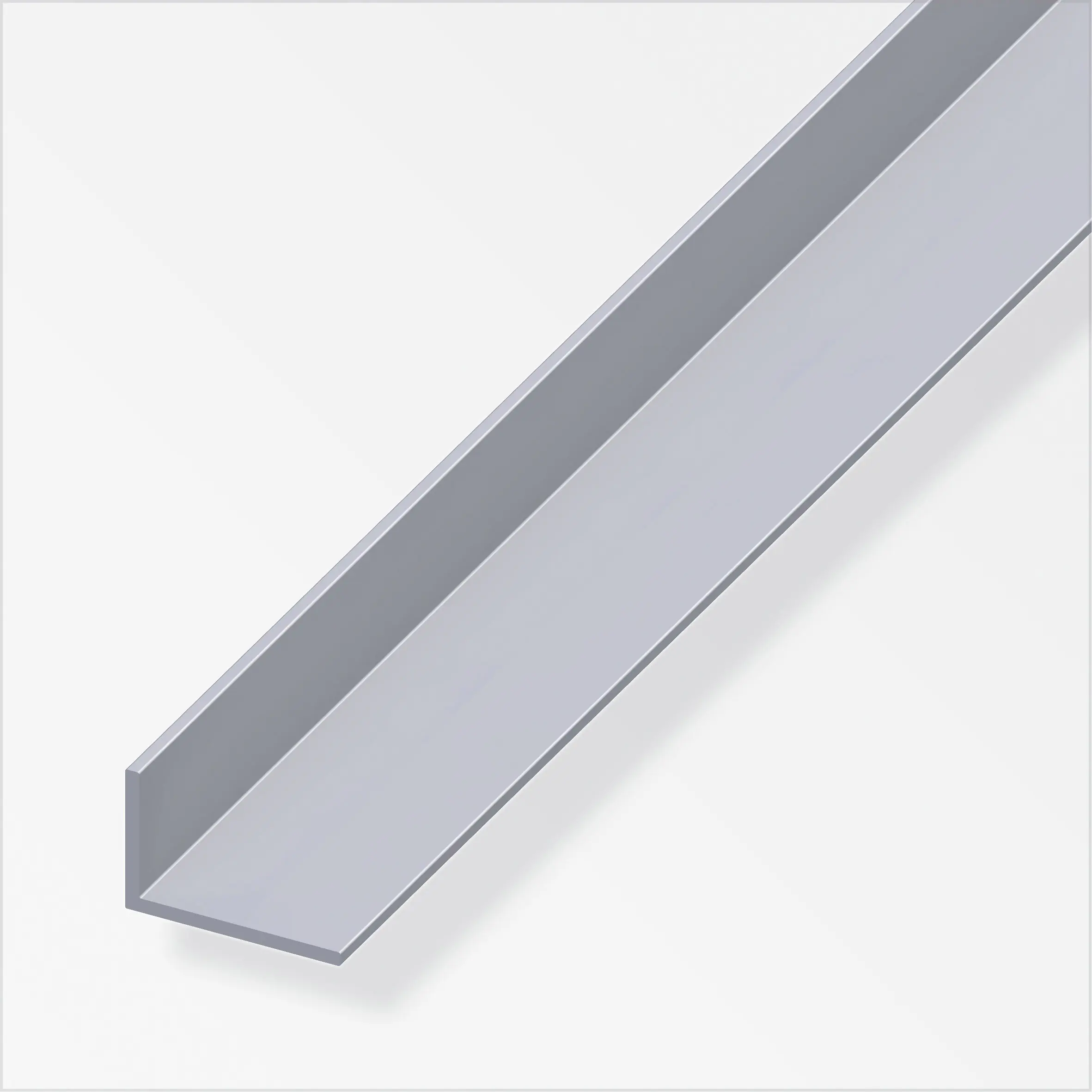 alfer Winkel 2 m, 50 x 30 mm Aluminium roh blank