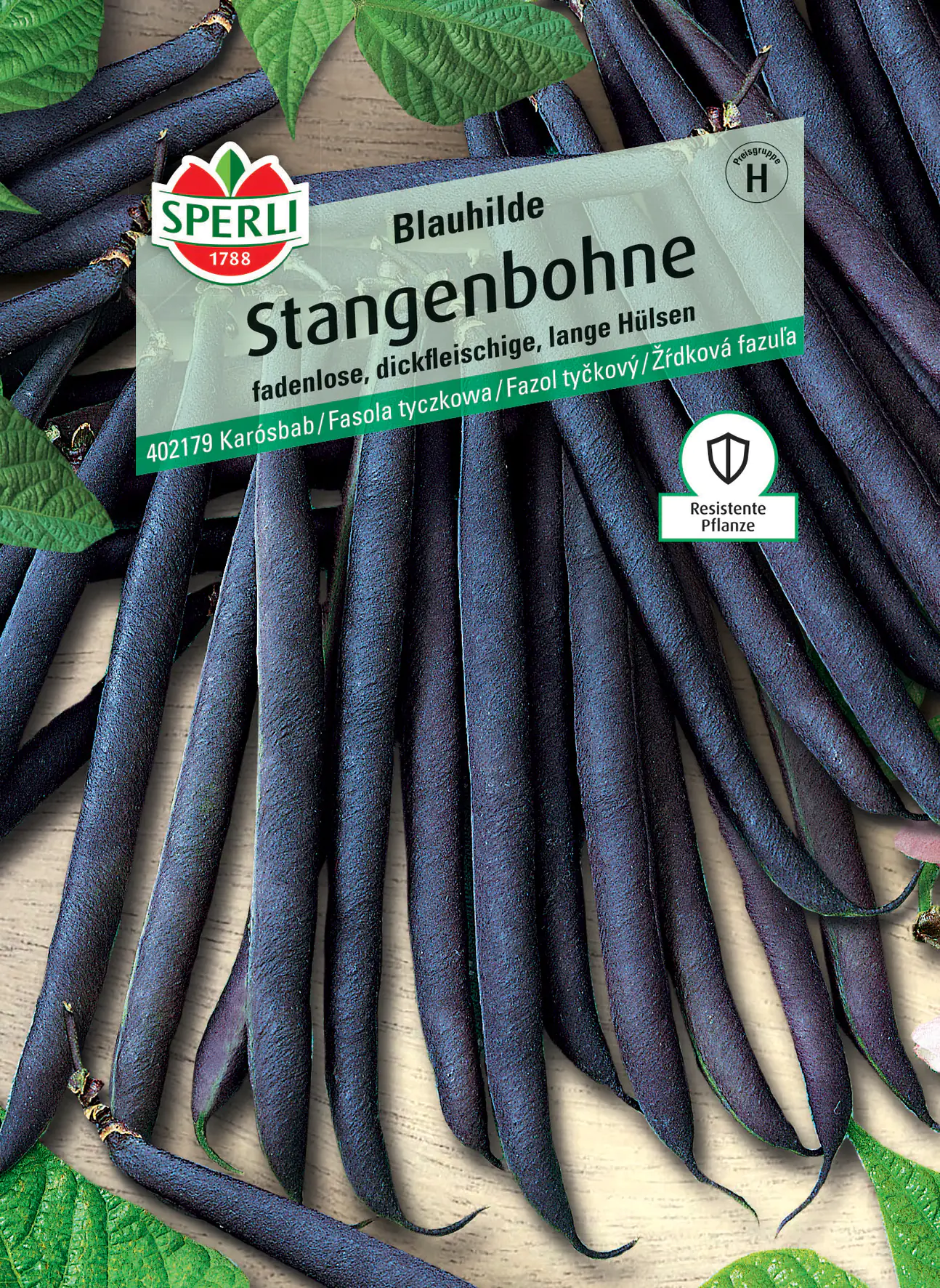 Sperli Stangenbohne Blauhilde