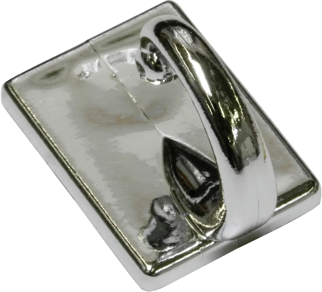 Gardinia Raffhaken chrom, 2,5 cm, 2 Stück