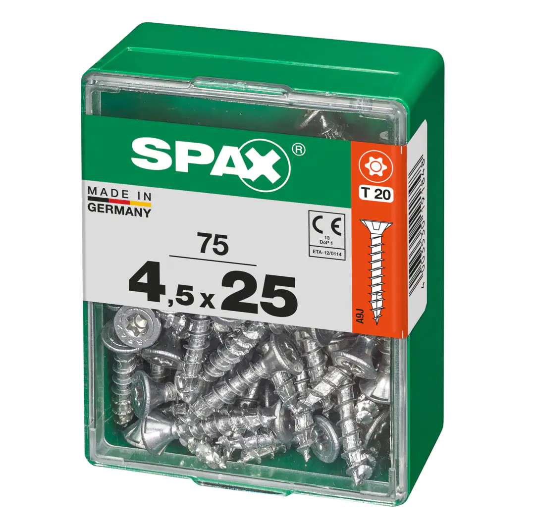Spax Universalschrauben 4.5 x 25 mm TX 20 - 75 Stk.