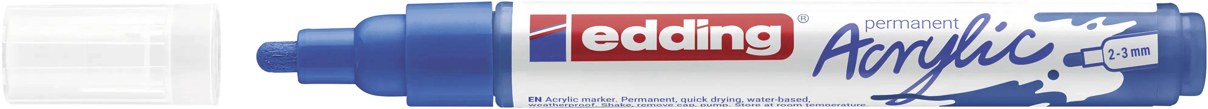 edding 5100 Acrylmarker medium enzianblau 2 - 3 mm