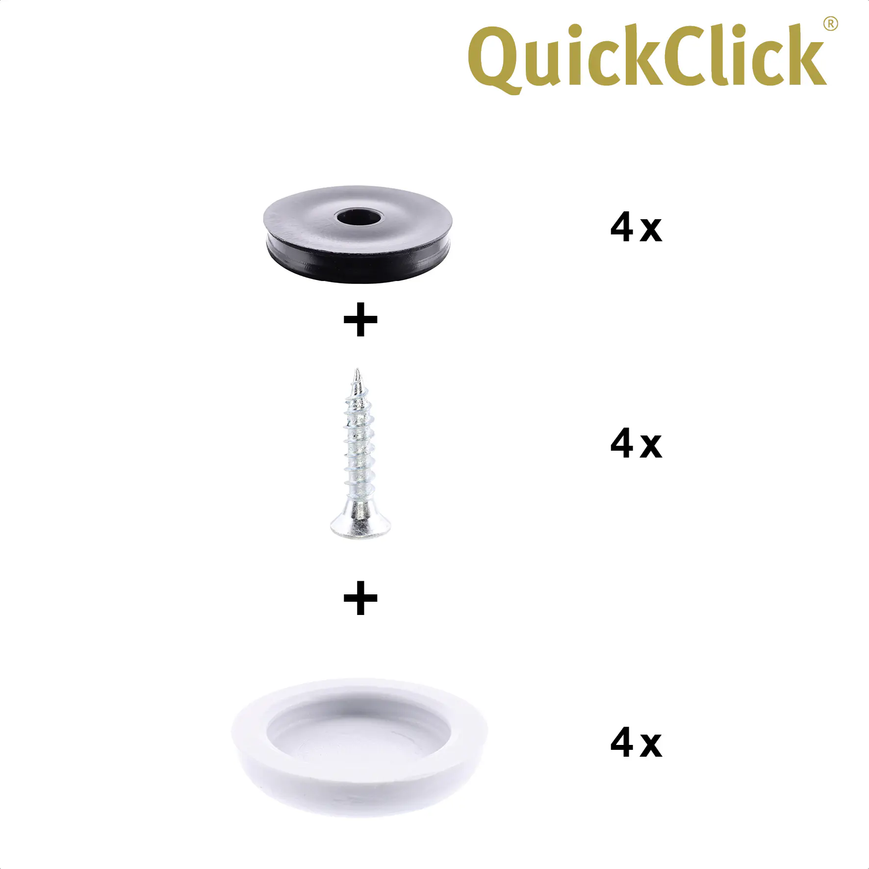 Wagner Möbelgleiter zum Anschrauben Hyper grau Ø 20 mm - 4 Stück Wagner Möbelgleiter zum Anschrauben Hyper grau Ø 20 mm - 4 Stück