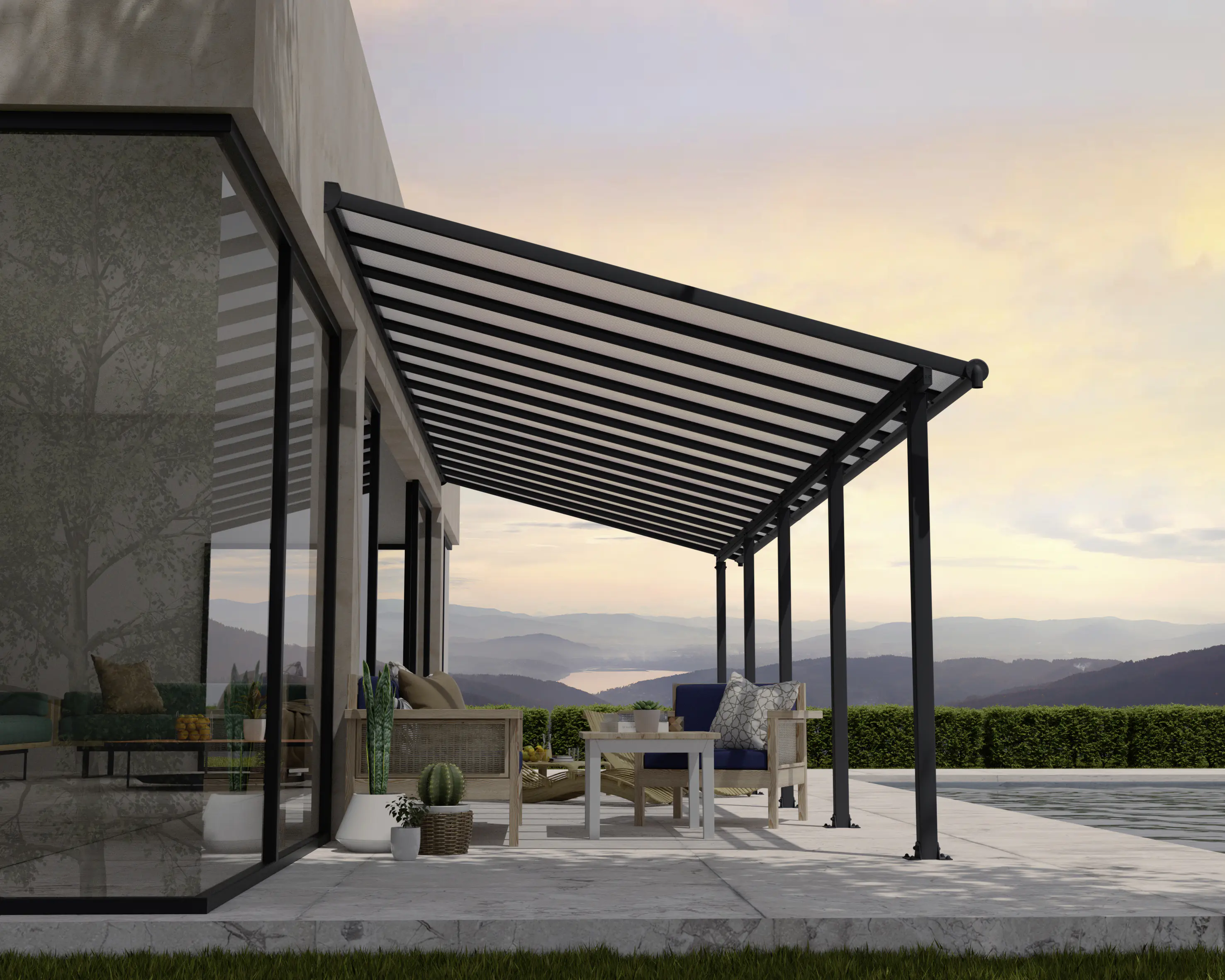 Canopia Terrassenüberdachung Olympia 3x9.2 Canopia Terrassenüberdachung Olympia 3x9.2