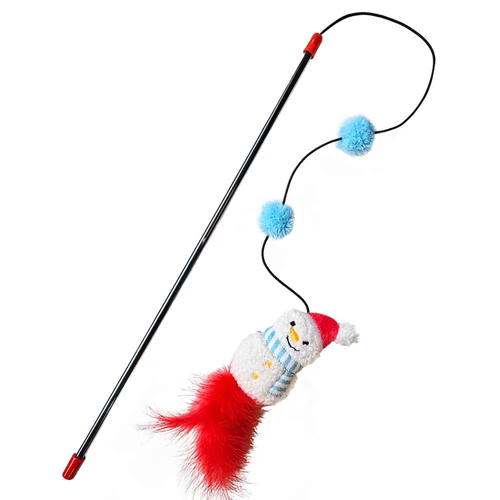 Nobby Xmas Katzenangel mit Schneemann 105 cm