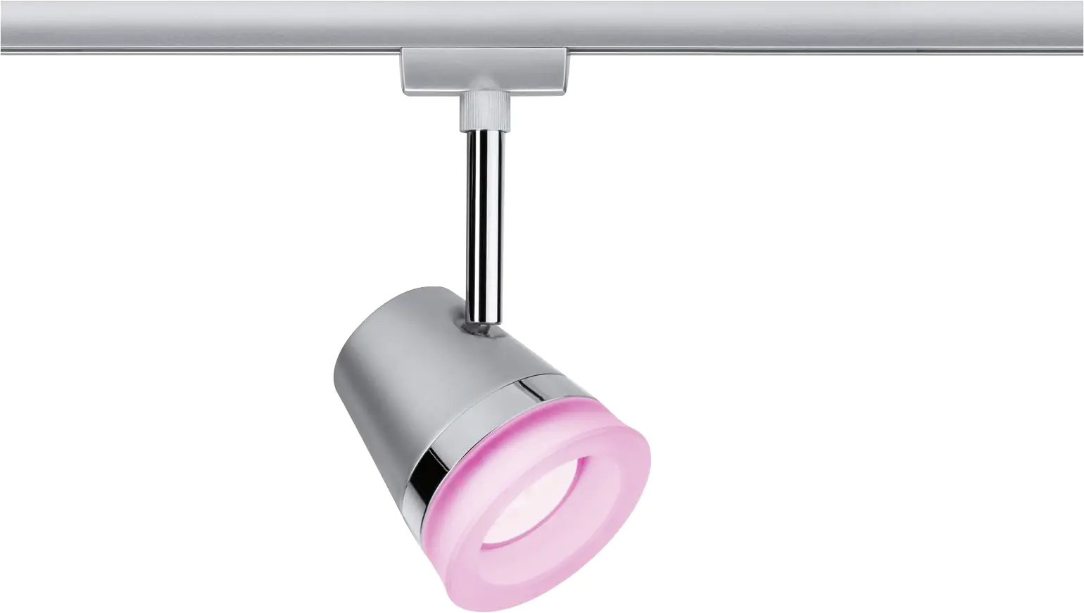 4000870955253_2843492 Paulmann URail Zigbee Schienenspot Cone chrom-matt 18 cm RGBW GU10