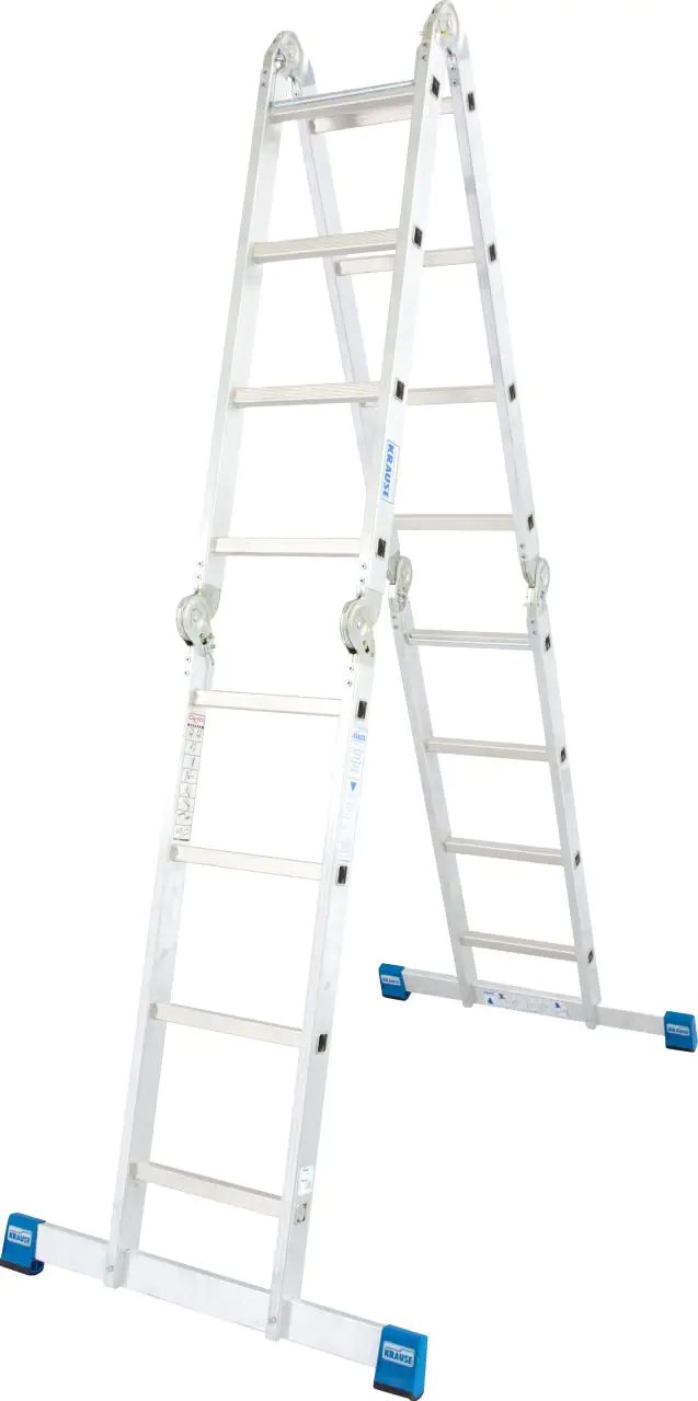 Krause Aluminium-Gelenk-Universalleiter STABILO 5,50 m