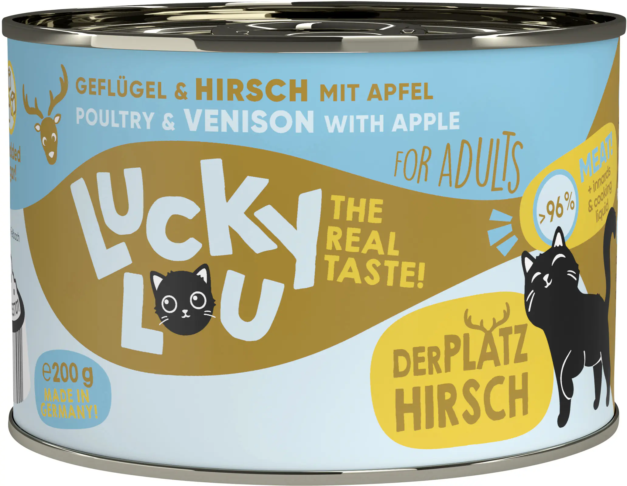 Lucky Lou Lifestage Adult Geflügel und Hirsch 200g