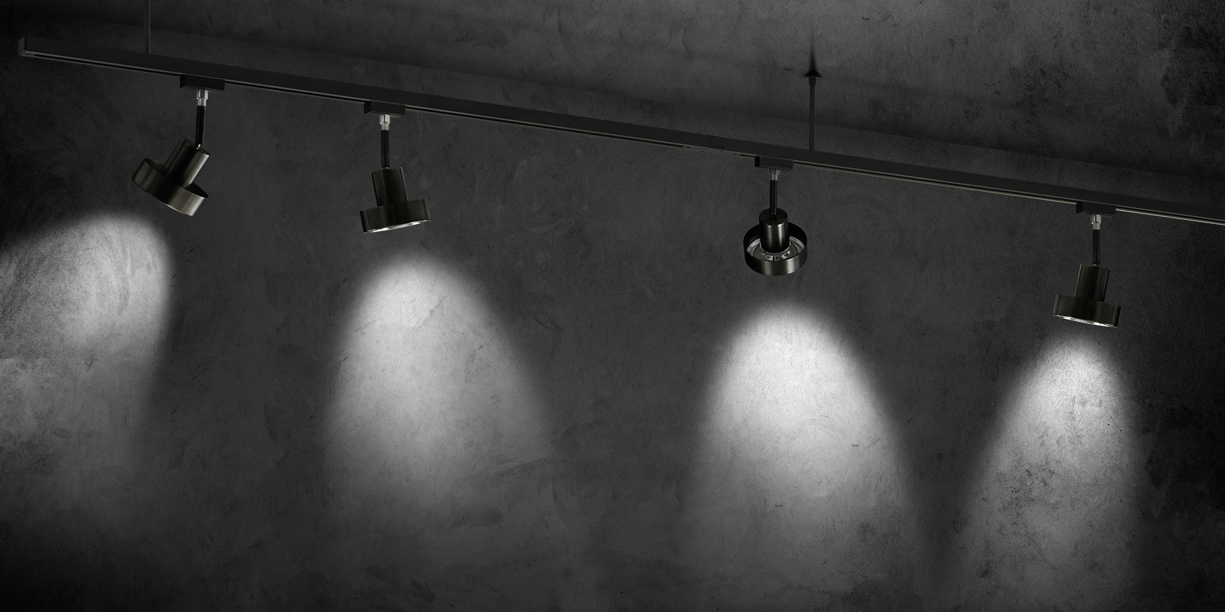 Trio Leuchten Spot Leon DUOline GU10, schwarz matt