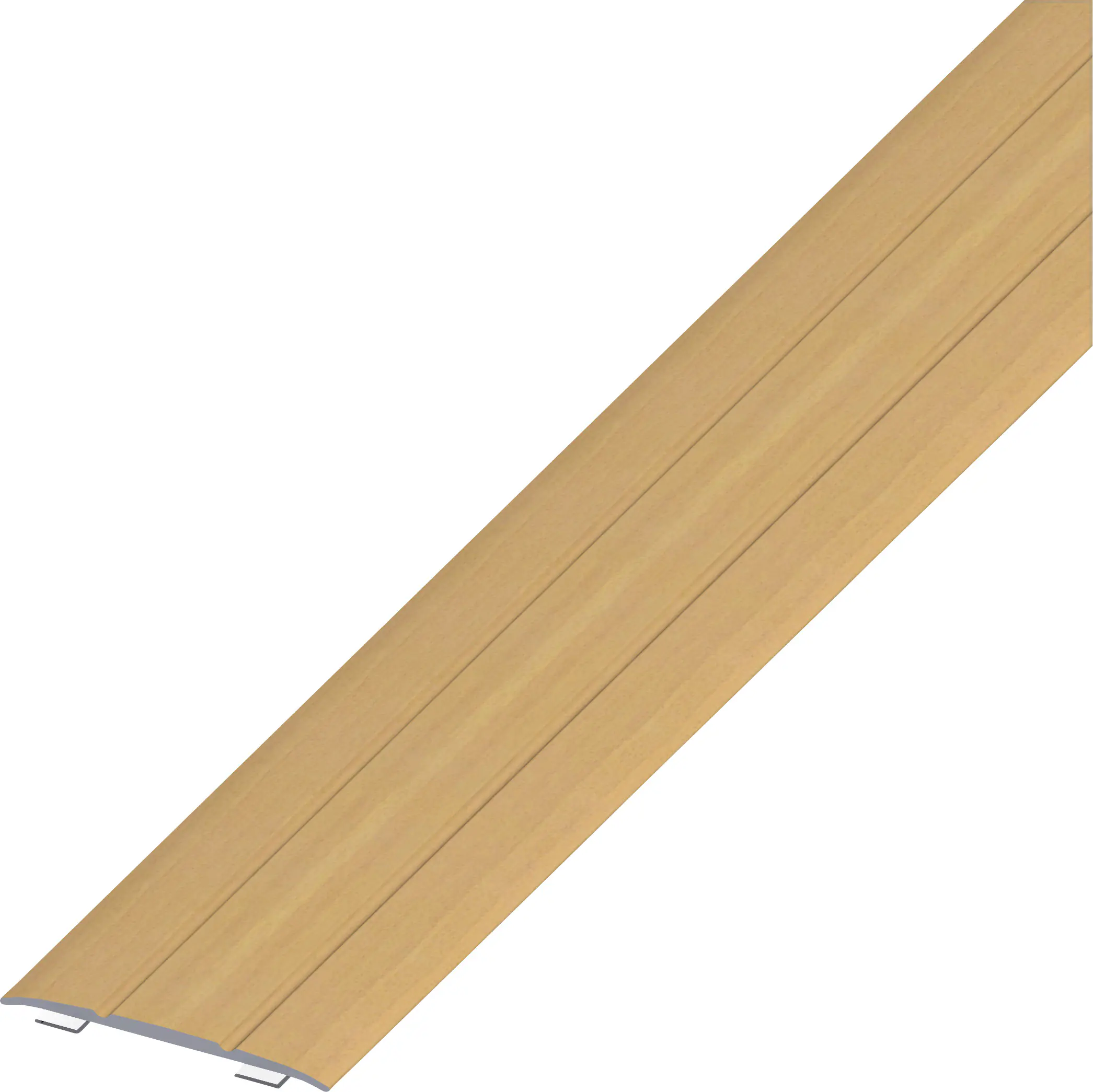 alfer Übergangsprofil 1 m, 37 x 2.5 mm Alu beschichtet sublimiert buche