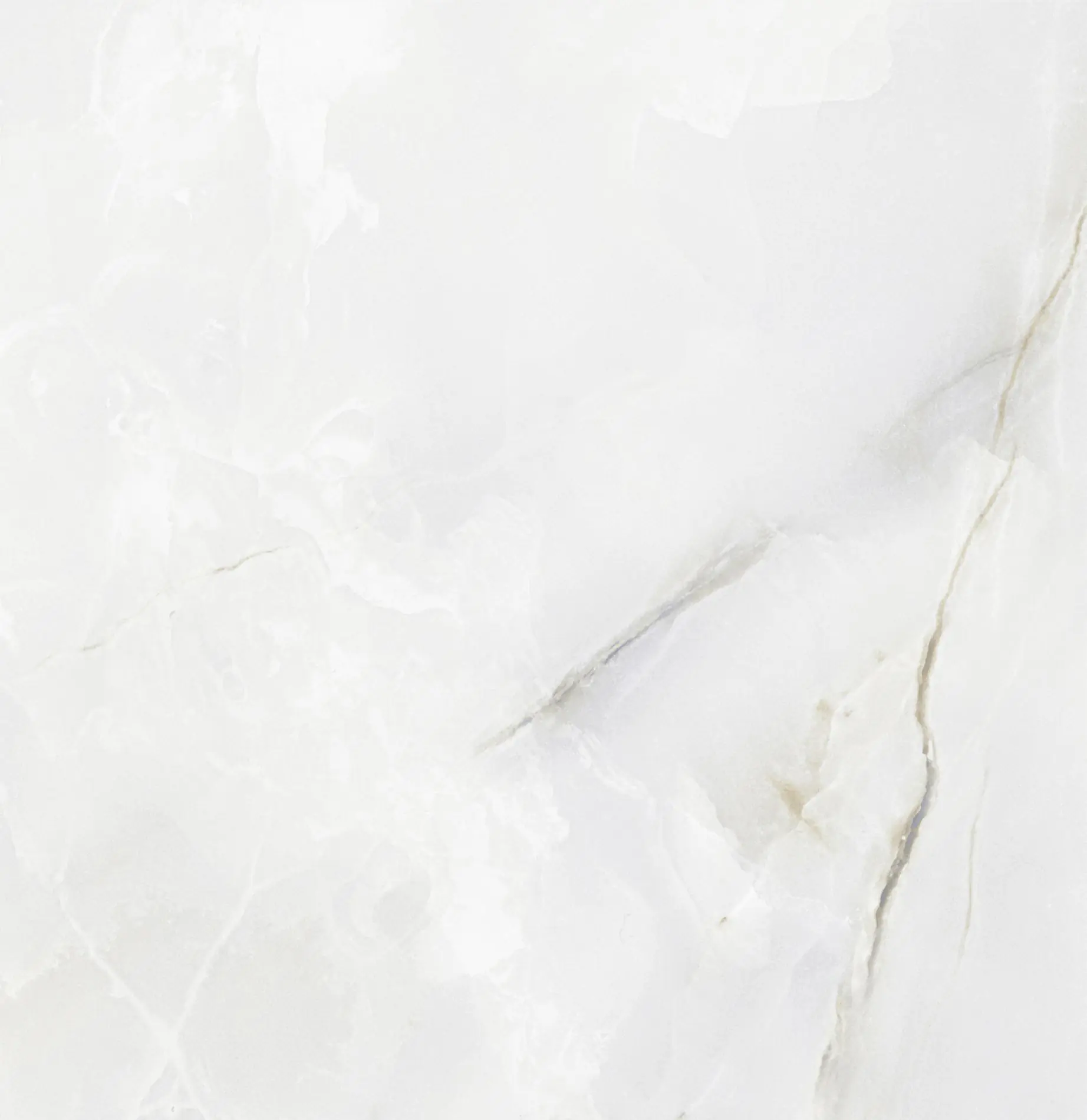 Bodenfliese Feinsteinzeug Bianco Christal 60 x 60 cm weiß