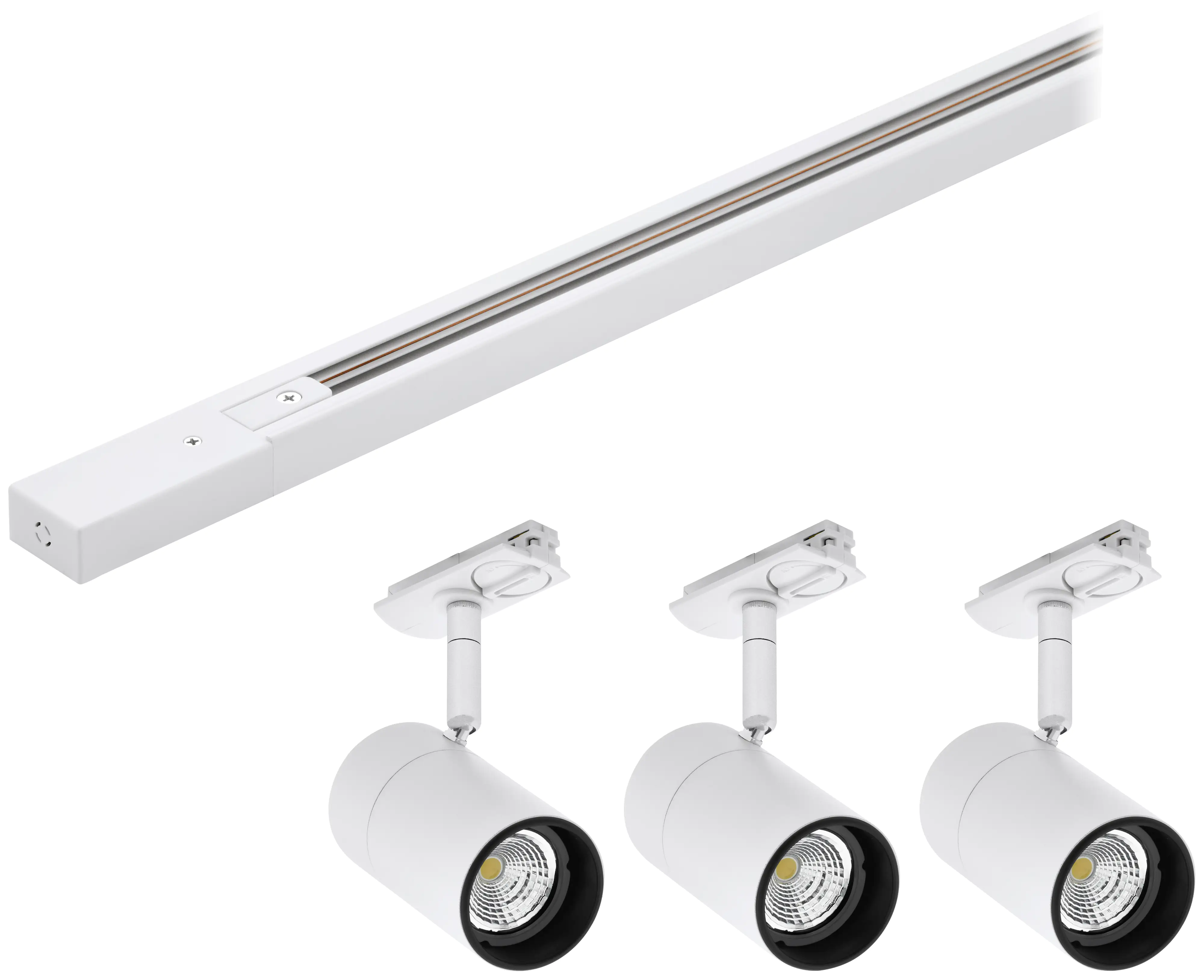 Eglo Track Basic Set weiß mit 1 m Schiene + 3 Spots
