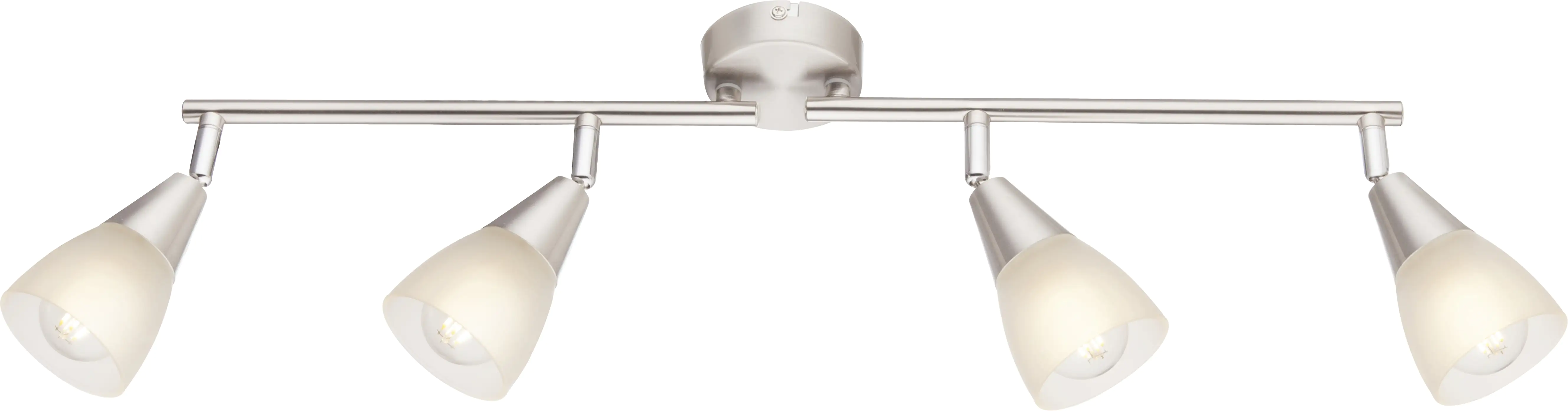 Globo 4er Spot Thadeus l nickel 60 x 8 cm E14, max. 40 W