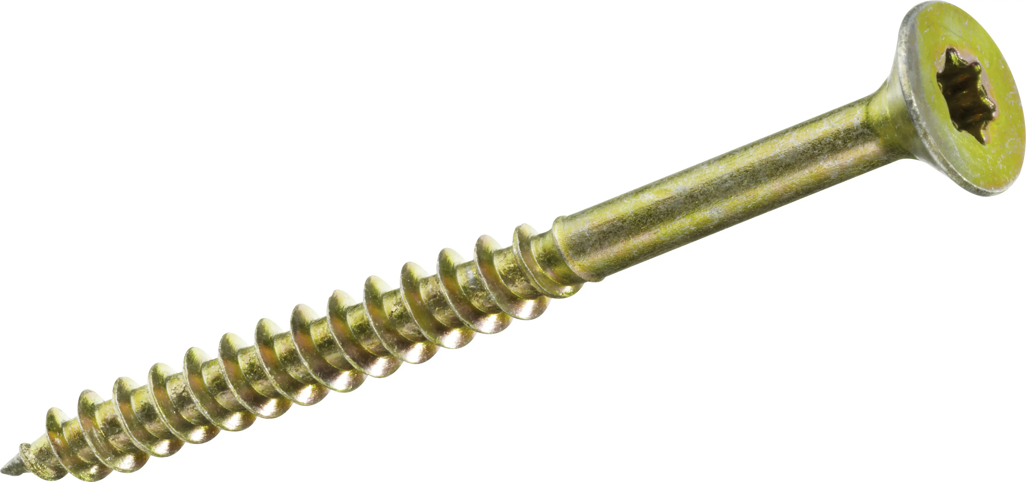 HSI Spanplattenschrauben TX25 Ø 5 x 80 mm - 50 Stück gelb verzinkt