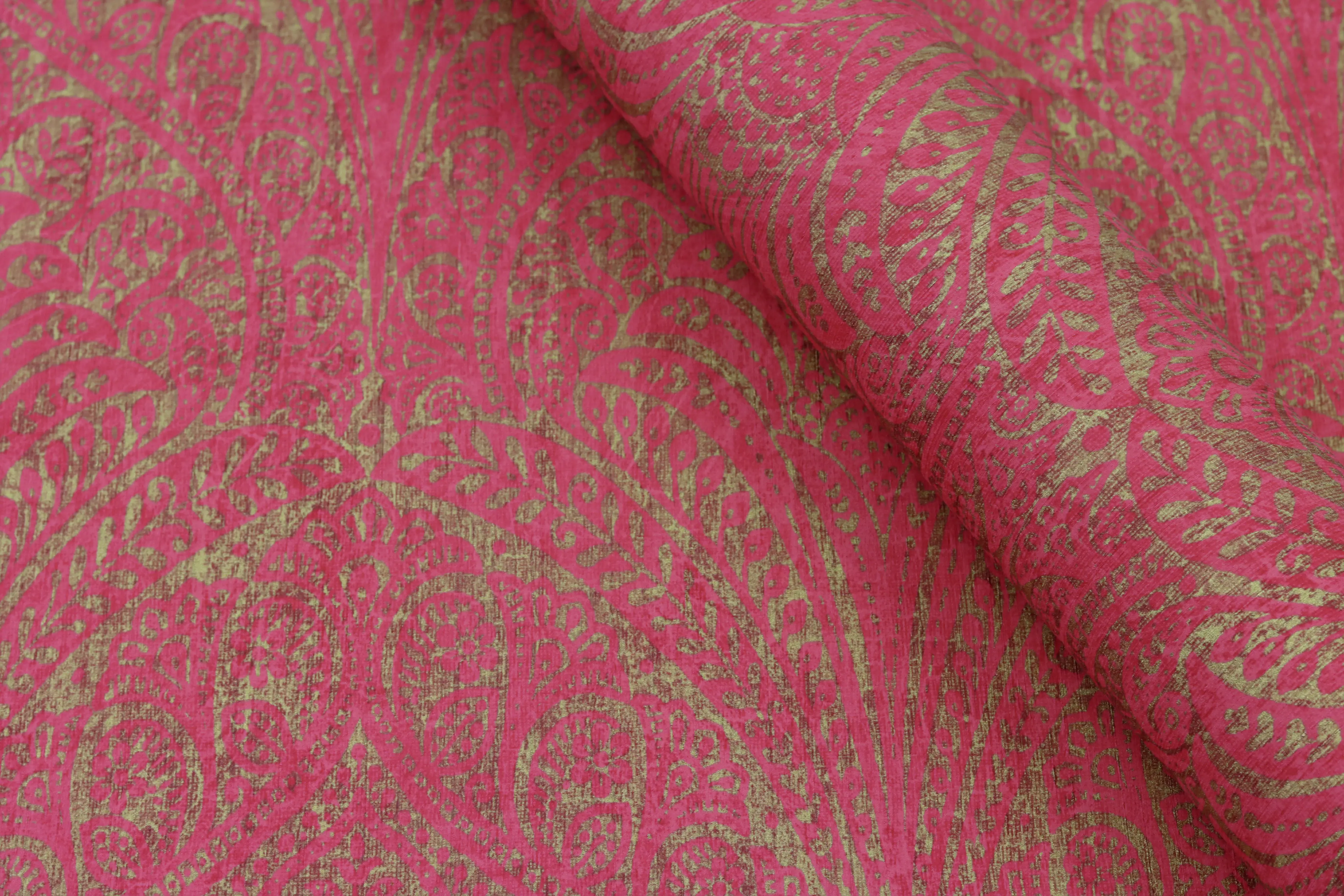 Rasch Vliestapete 746365 Pink-Dunkelpink Muster & Motive 10,05 m x 0,53 m