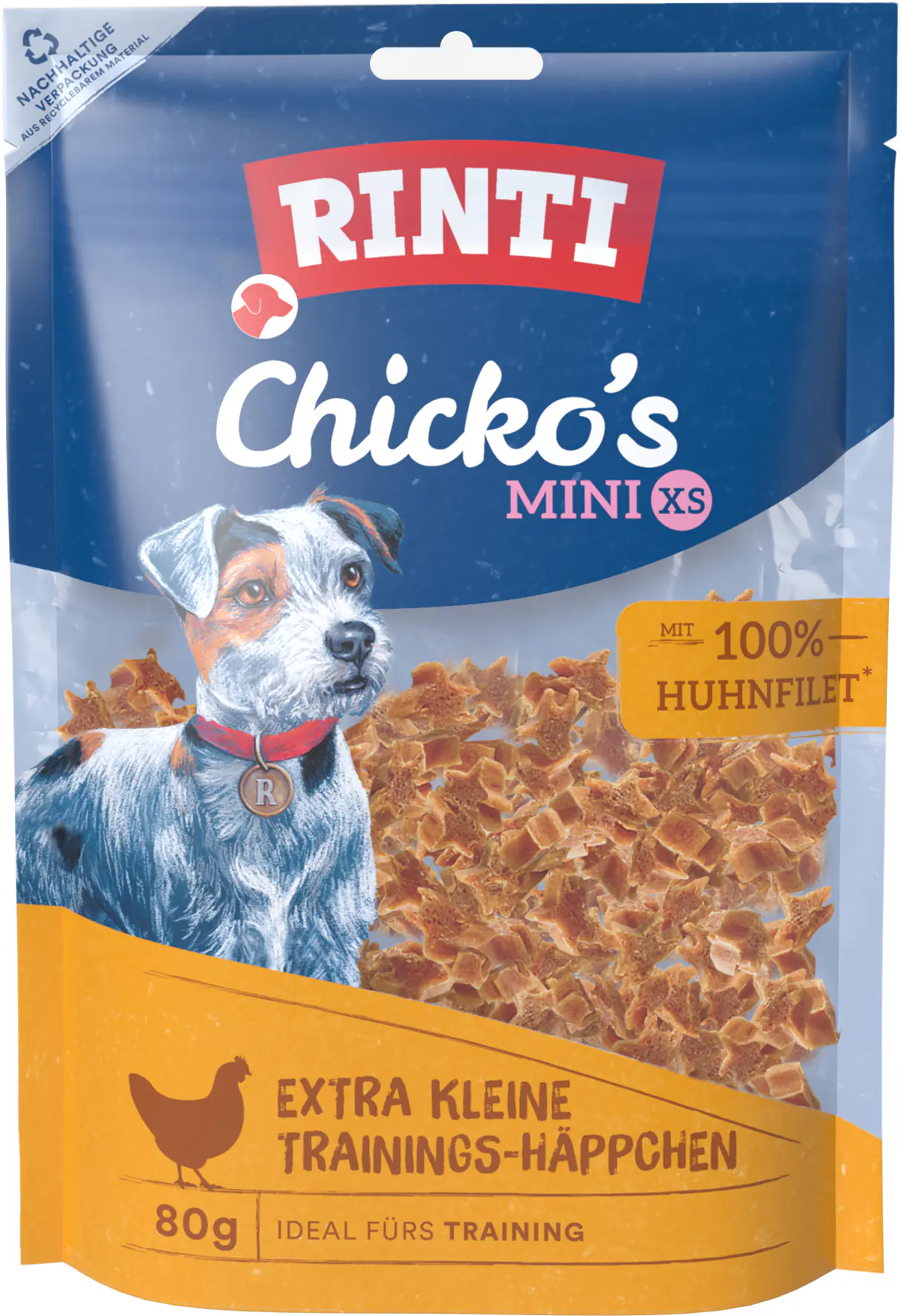 Rinti Hundesnack Chicko Mini XS Huhn 80 g Rinti Hundesnack Chicko Mini XS Huhn 80 g