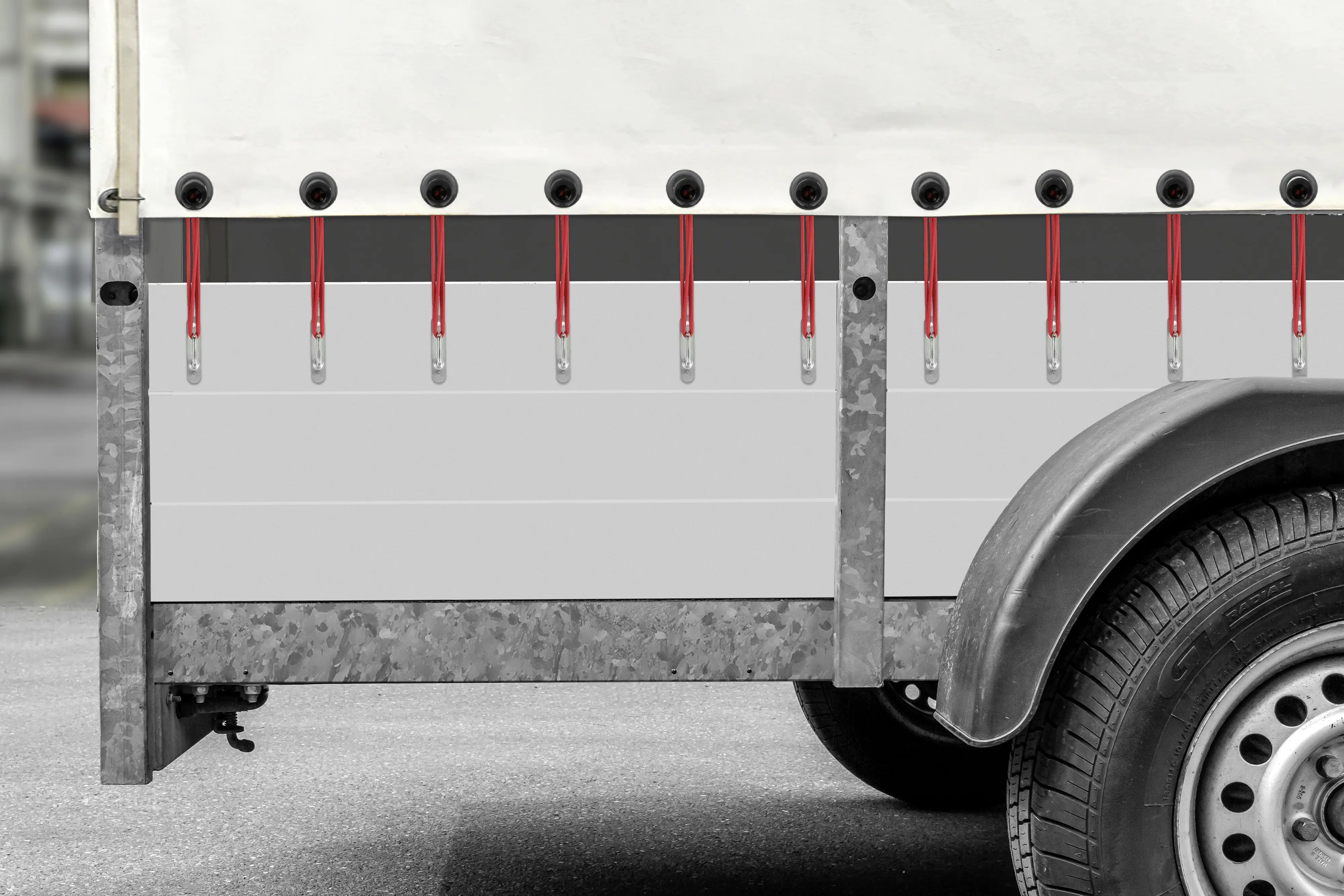 LAS Planenspanner mit Kugel und Schlinge 4 Stück