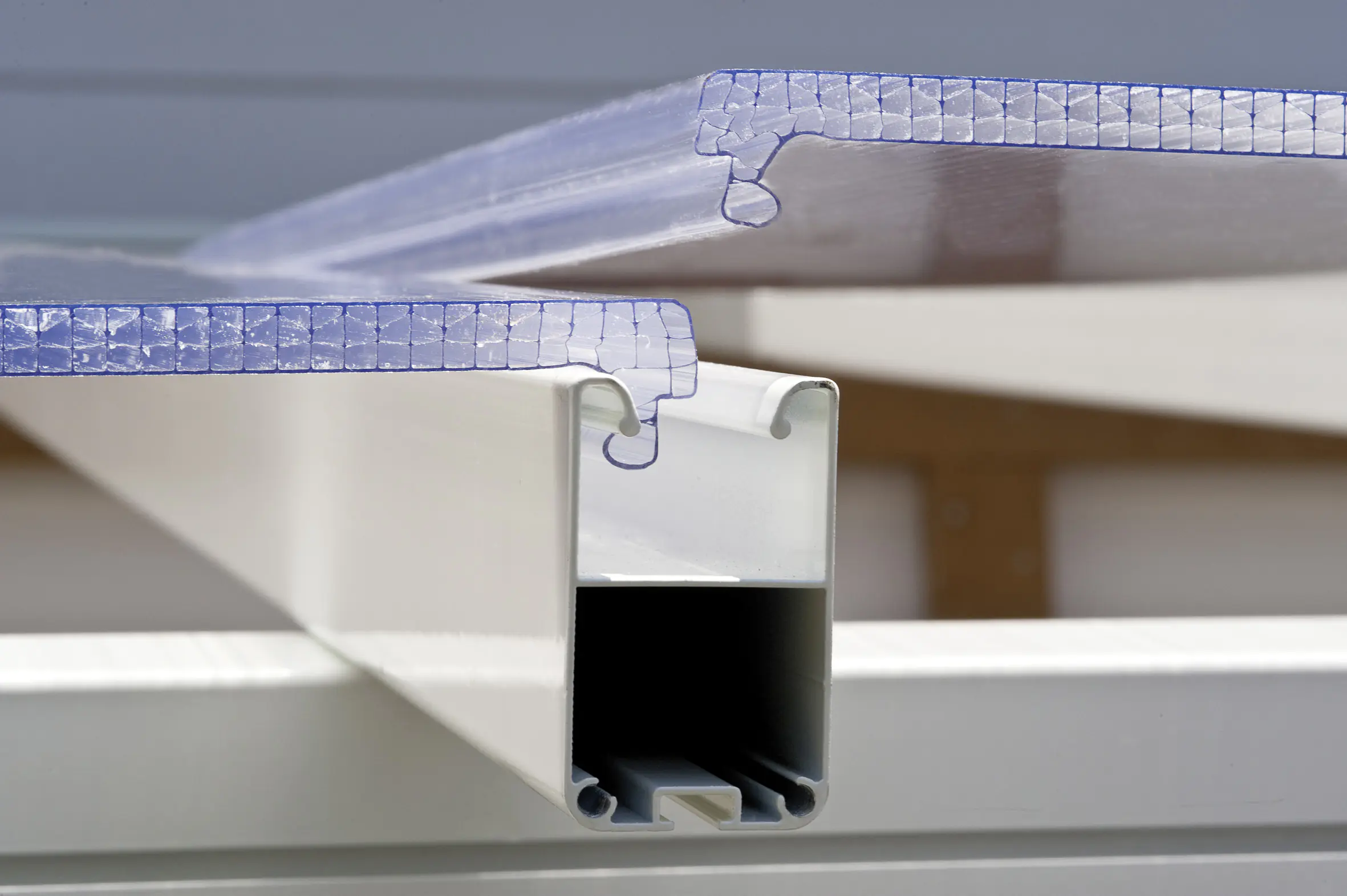 Canopia Terrassendach 1456 x 400 cm weiß