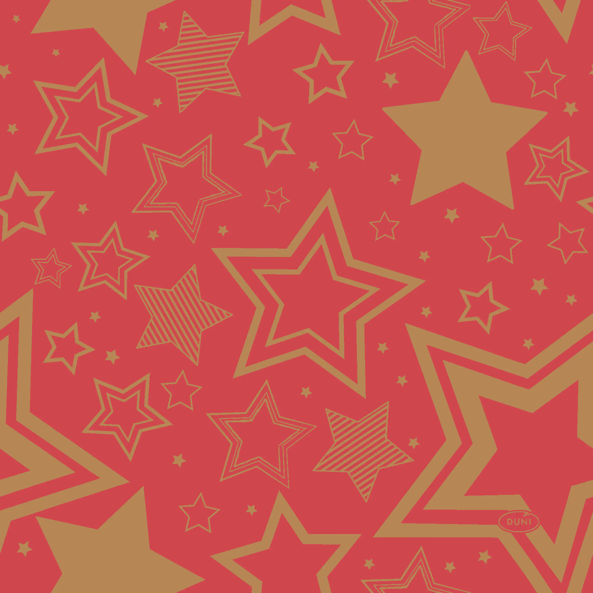 Duni Servietten holiday star red 33 x 33 cm - 20er Pack