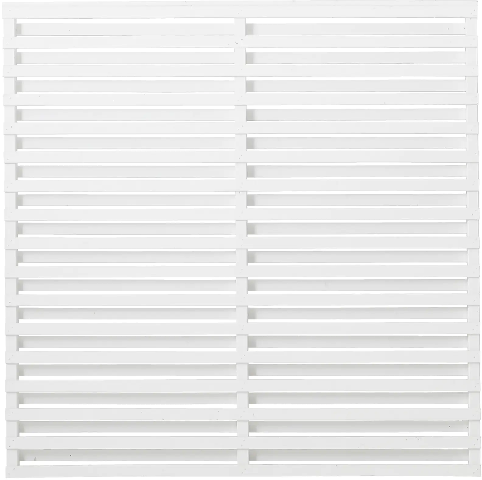 Plus Zaun Osaka 180 x 180 cm RAL 9010 Weiß