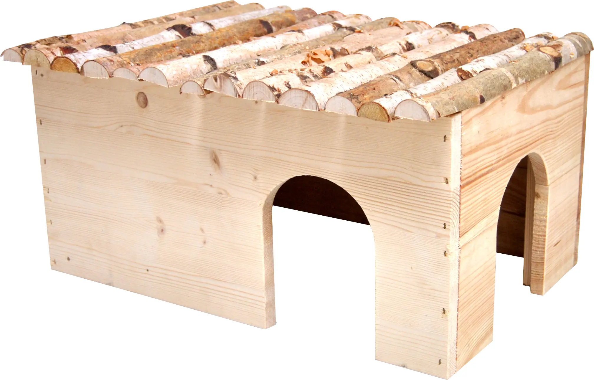 Ollesch Nagerhaus Hagar XL 50x25x33 cm, mit Birkendach