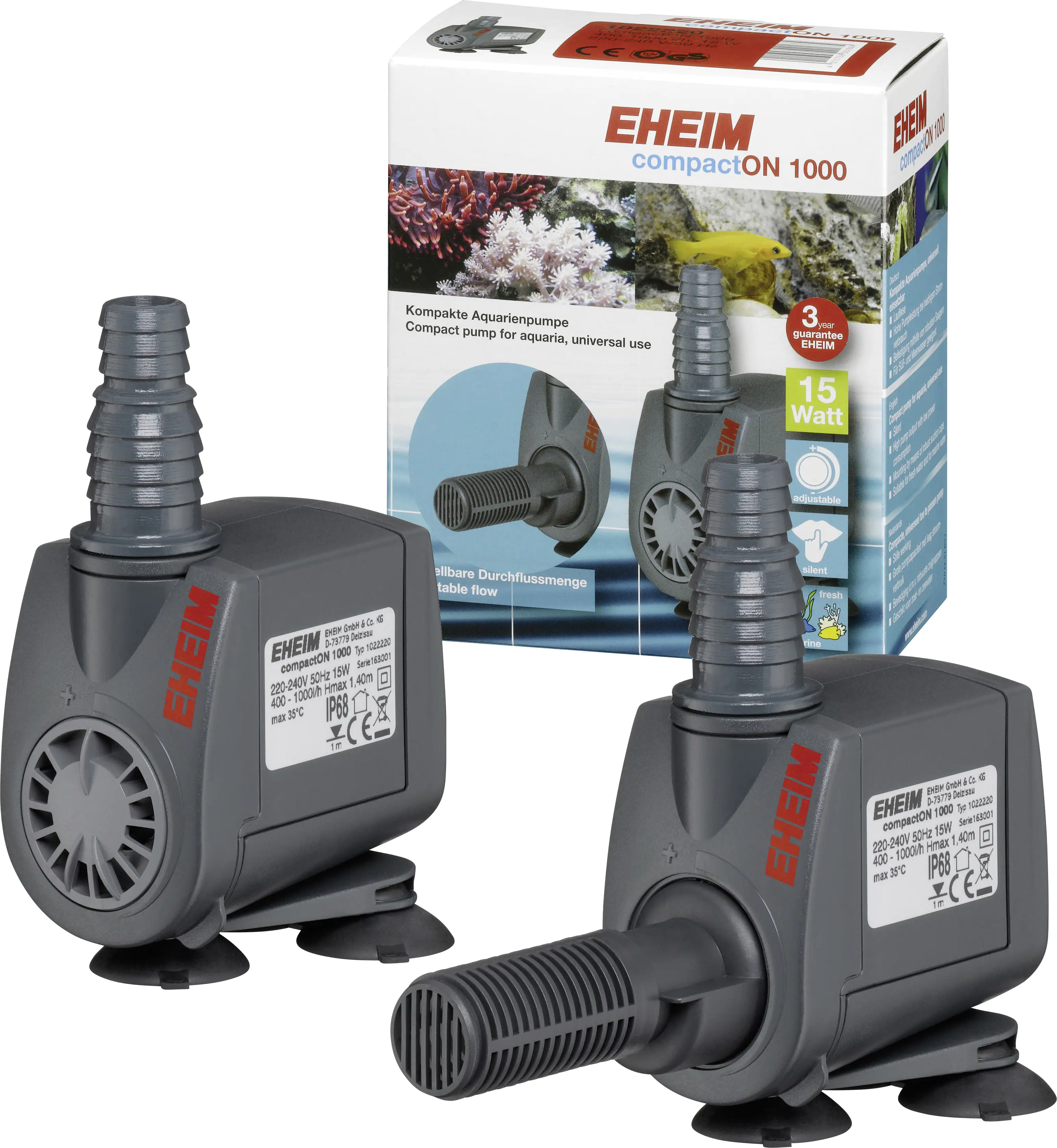 4011708001684 Eheim Aquarienpumpe compactON 1000