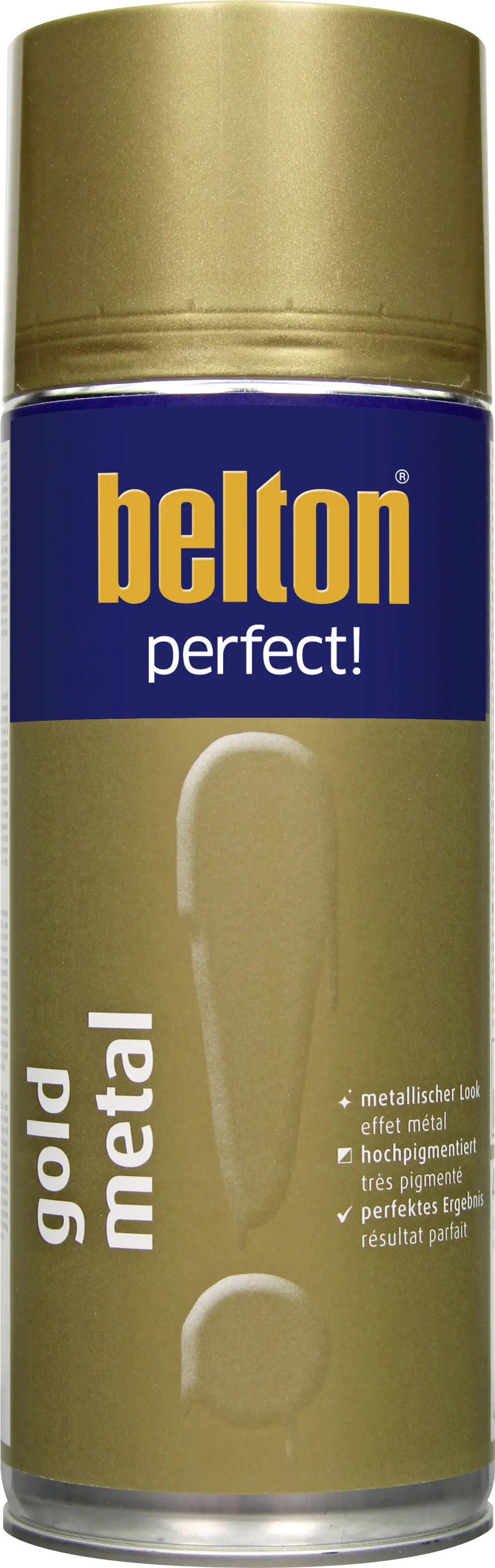 Belton perfect Lackspray 400 ml Gold metal seidenmatt Belton perfect Lackspray 400 ml Gold metal seidenmatt