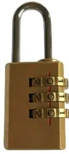 Primaster Vorhängeschloss Messing 54,5 mm inkl. 3 Schlüssel Primaster Vorhängeschloss Messing 54,5 mm inkl. 3 Schlüssel