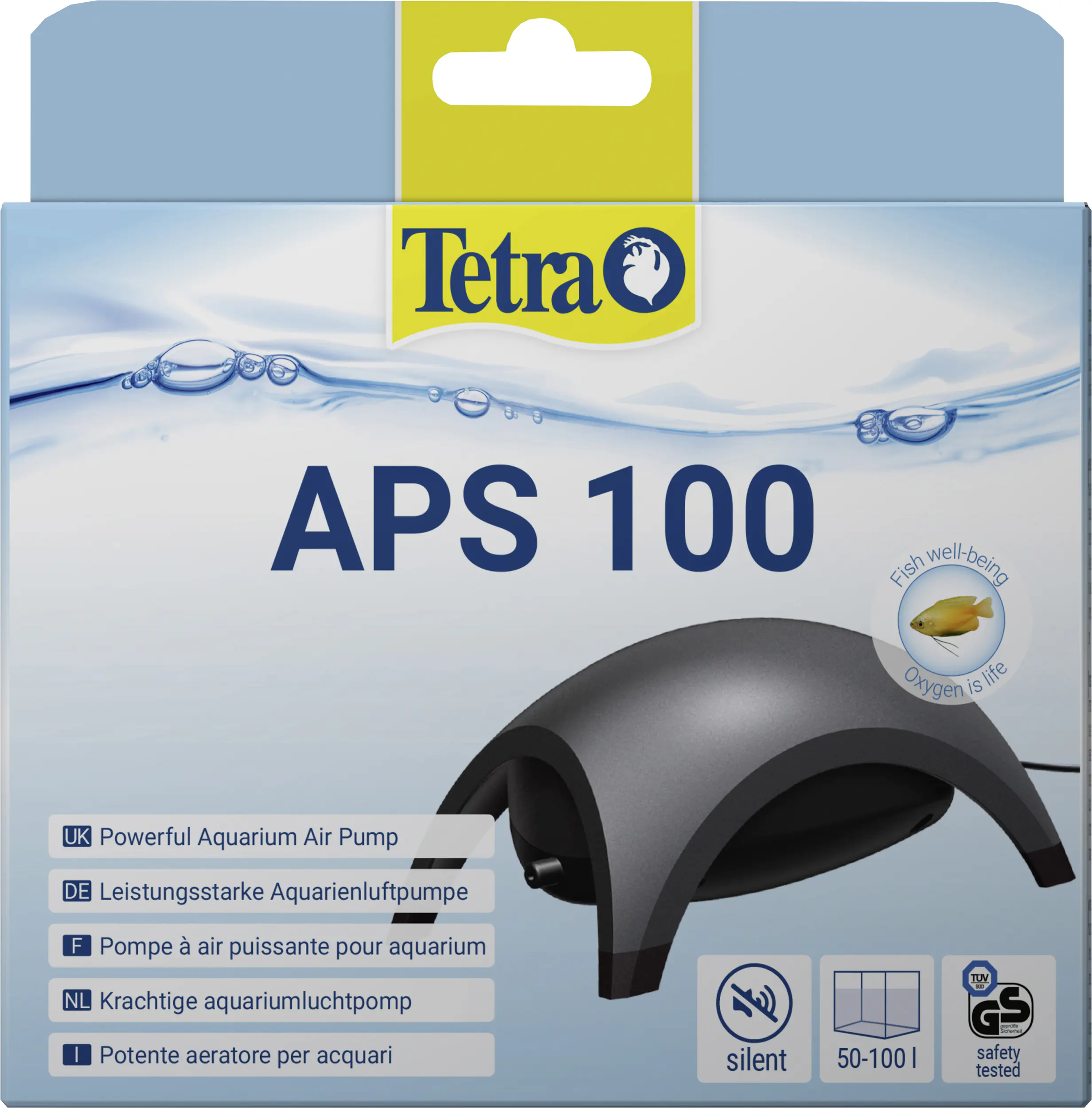 Tetra Aquarienluftpumpe APS 100 anthrazit
