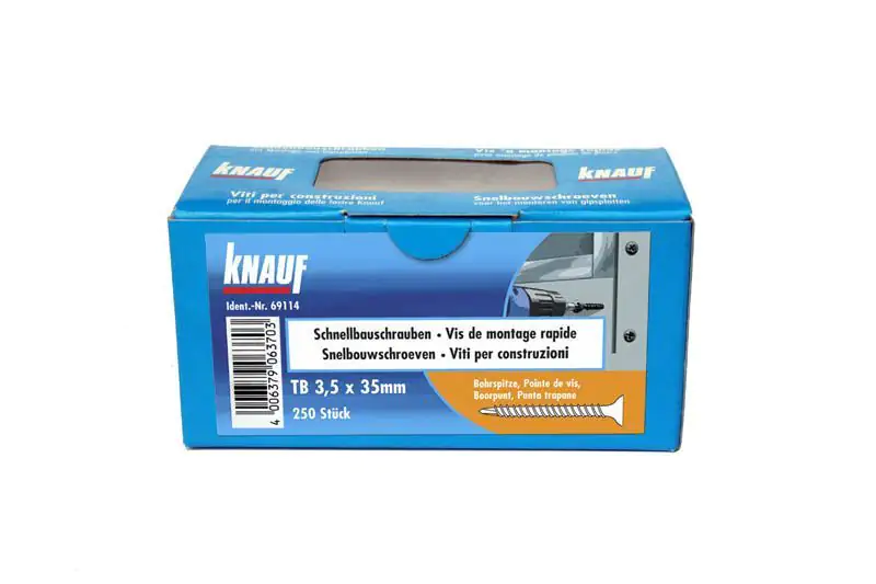 Knauf Schnellbauschrauben 3,5 x 35 mm, PH 1, 250 Stück Knauf Schnellbauschrauben 3,5 x 35 mm, PH 1, 250 Stück
