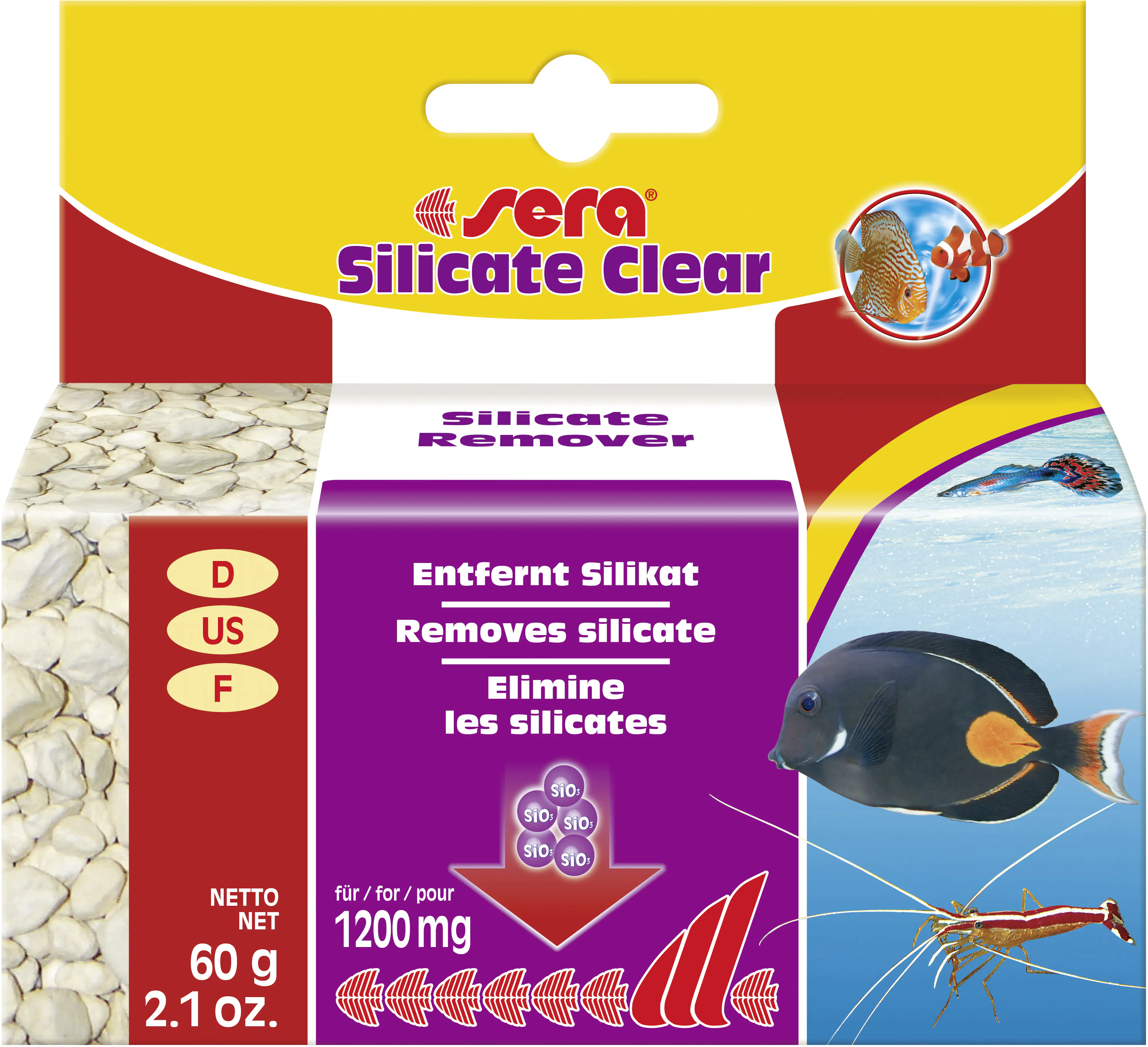 Sera Aquariumpflege Silikatentferner Silicate Clear 60 g