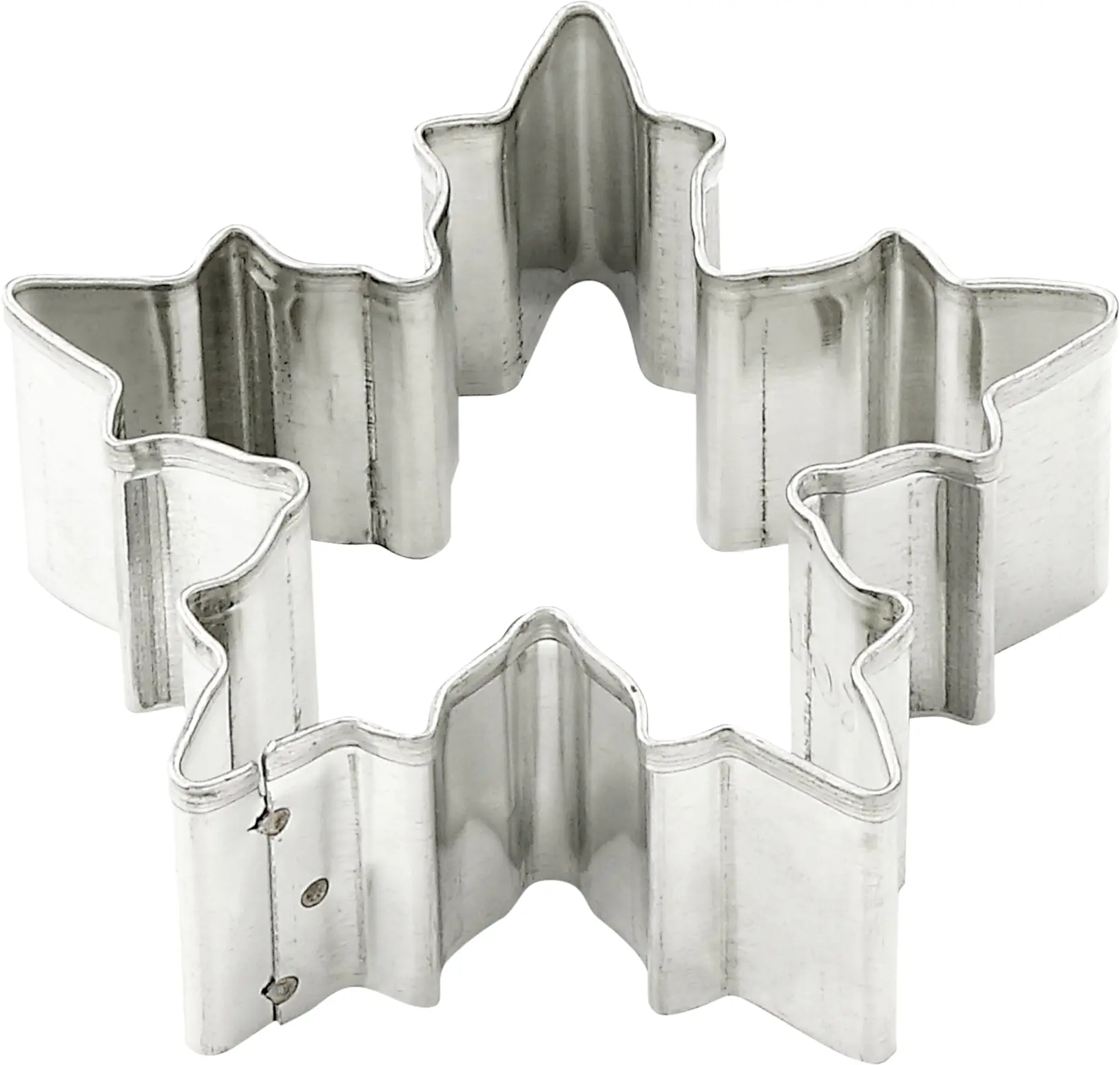 Zenker Ausstechform Schneeflocke klein 5,3 x 5 cm silber