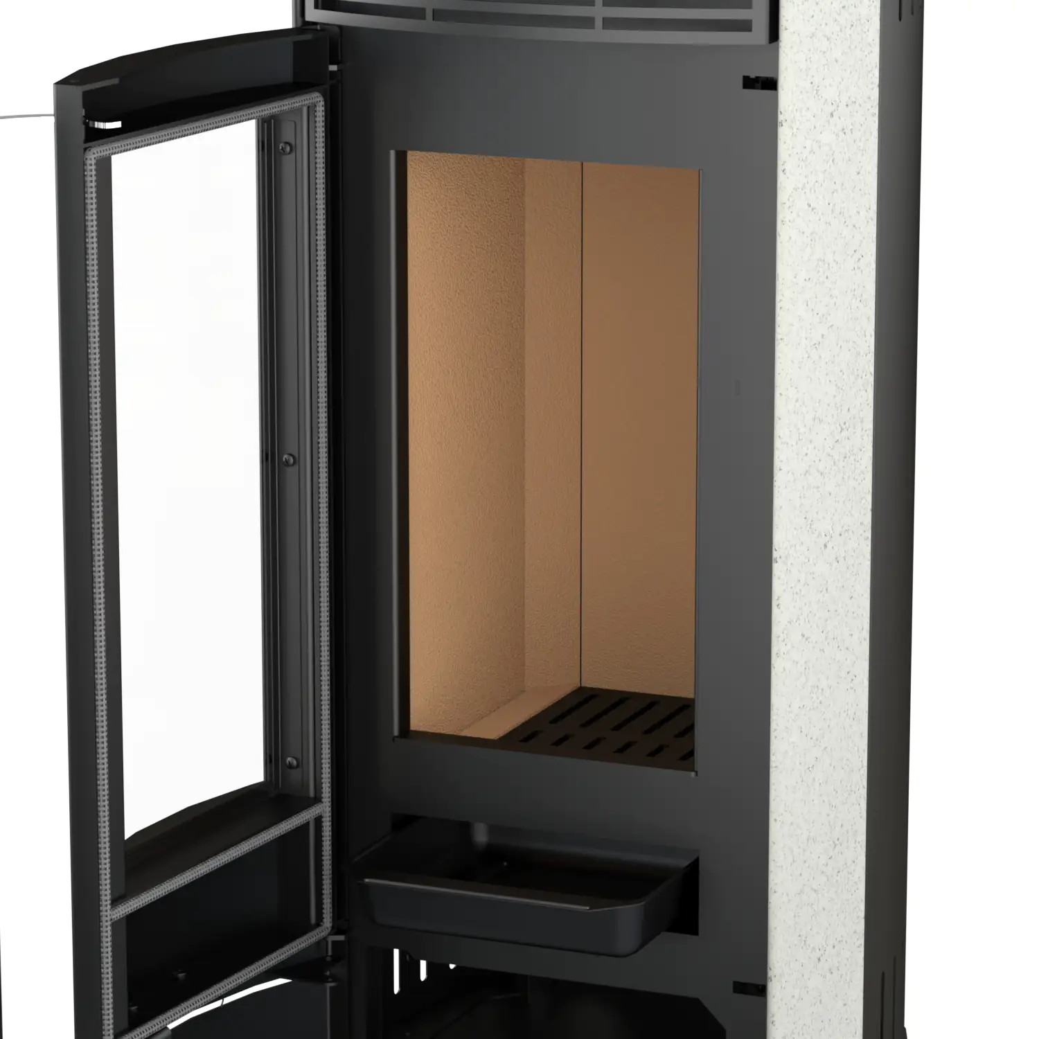 Thermia Kaminofen Alpha Limestone schwarz 6 kW Thermia Kaminofen Alpha Limestone schwarz 6 kW