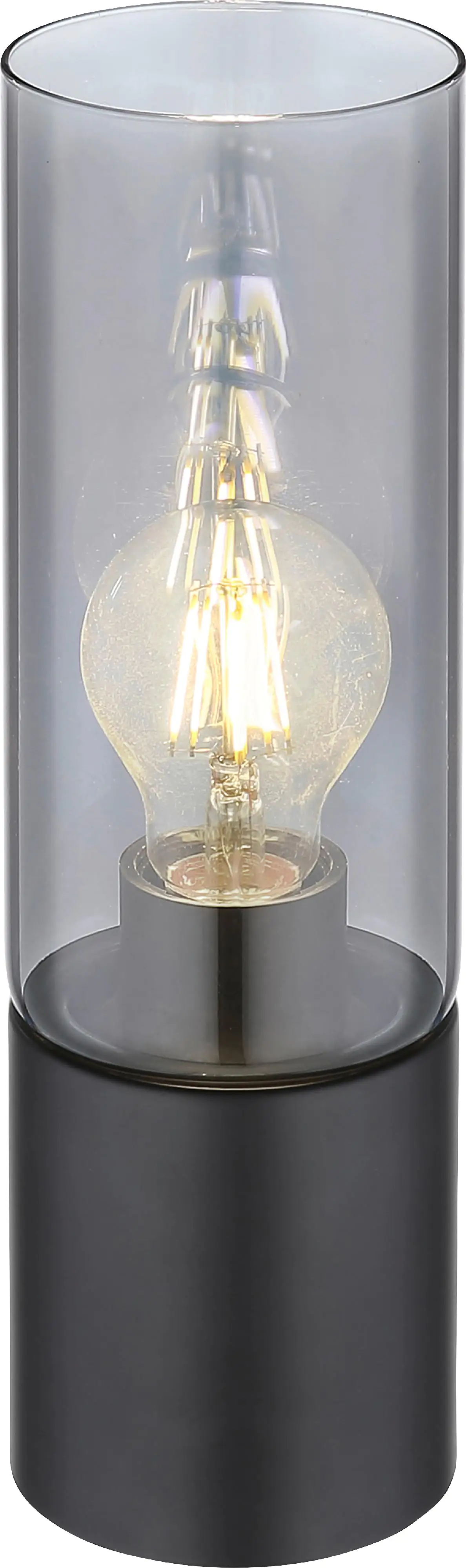 Globo Tischleuchte Annika schwarz 30 x 9 cm E 27, max. 25 W, dimmbar