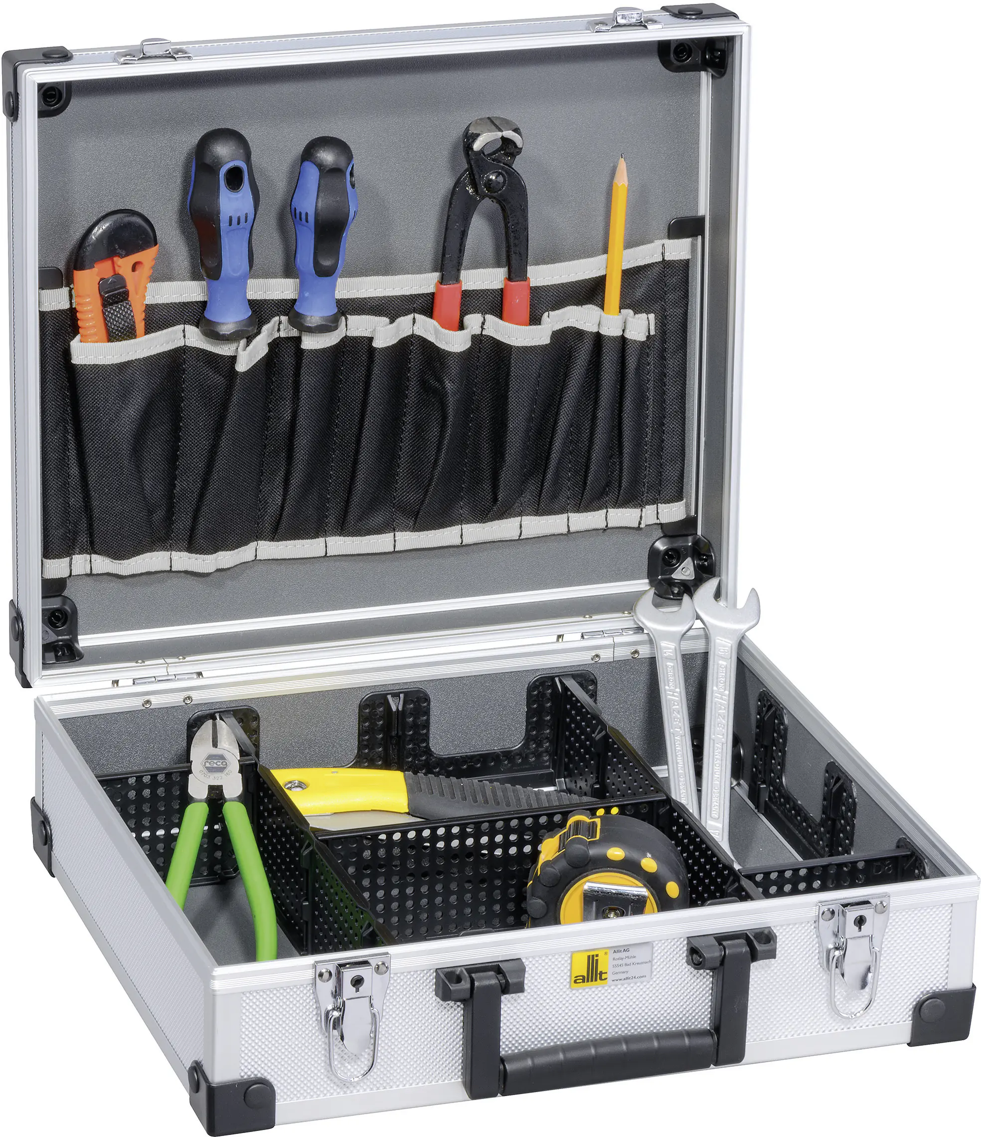 Allit Werkzeugkoffer AluPlus Tool L 36 silber 11L ohne Inhalt