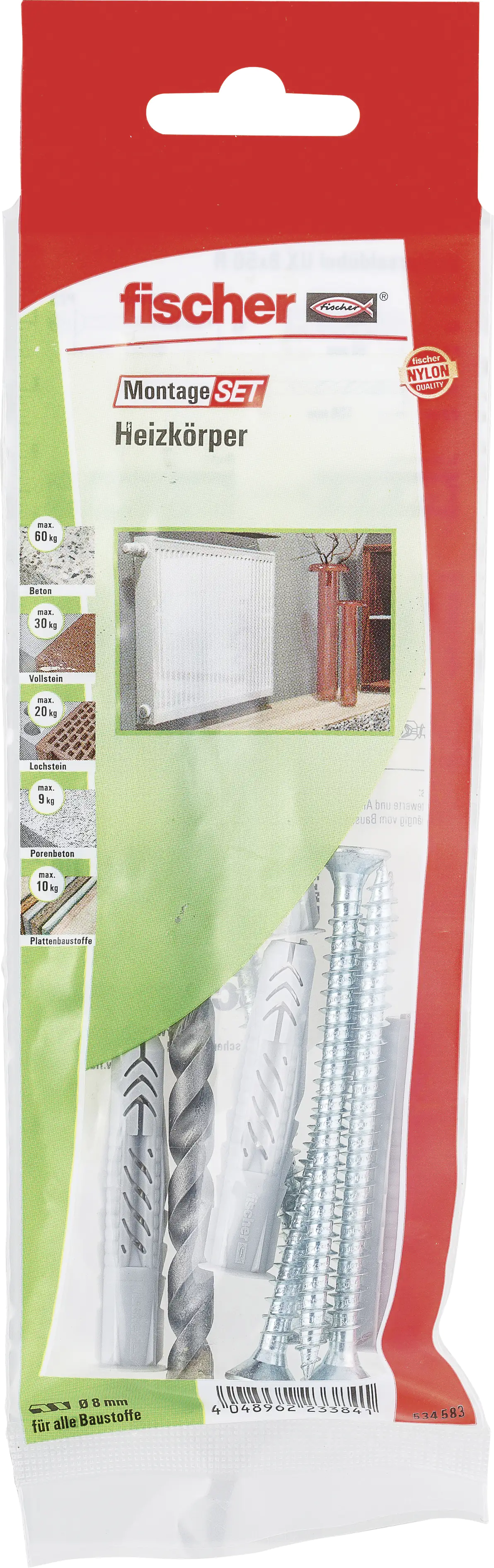 Fischer Montage-Set Heizkörper