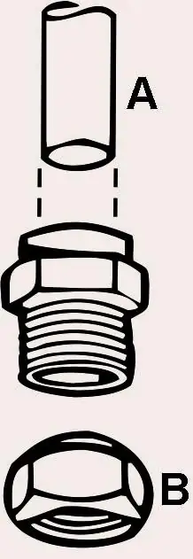 Cornat Übergangsnippel Ø 22 mm / 3/4"