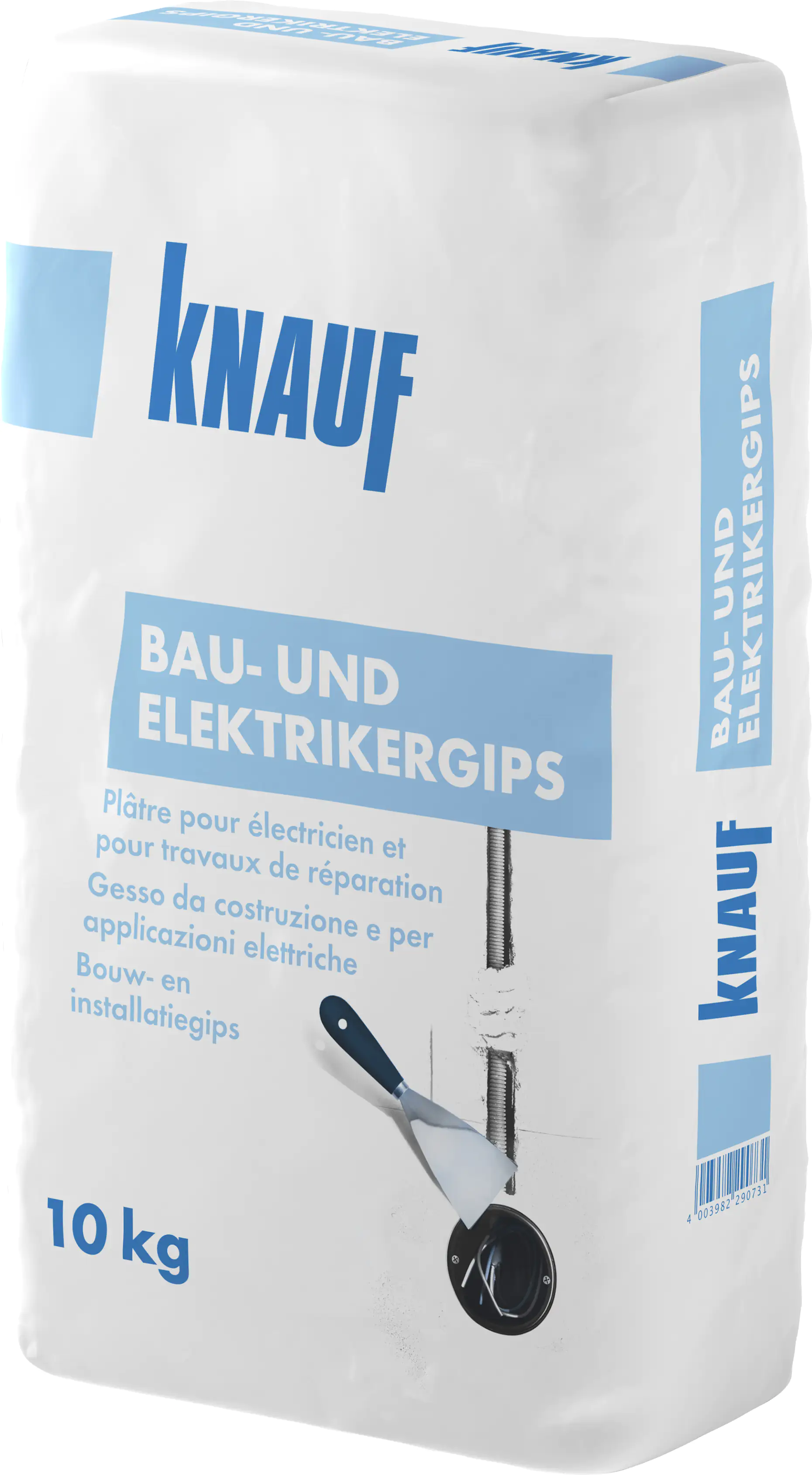 Knauf Bau- und Elektrikergips hellgrau, 10 kg