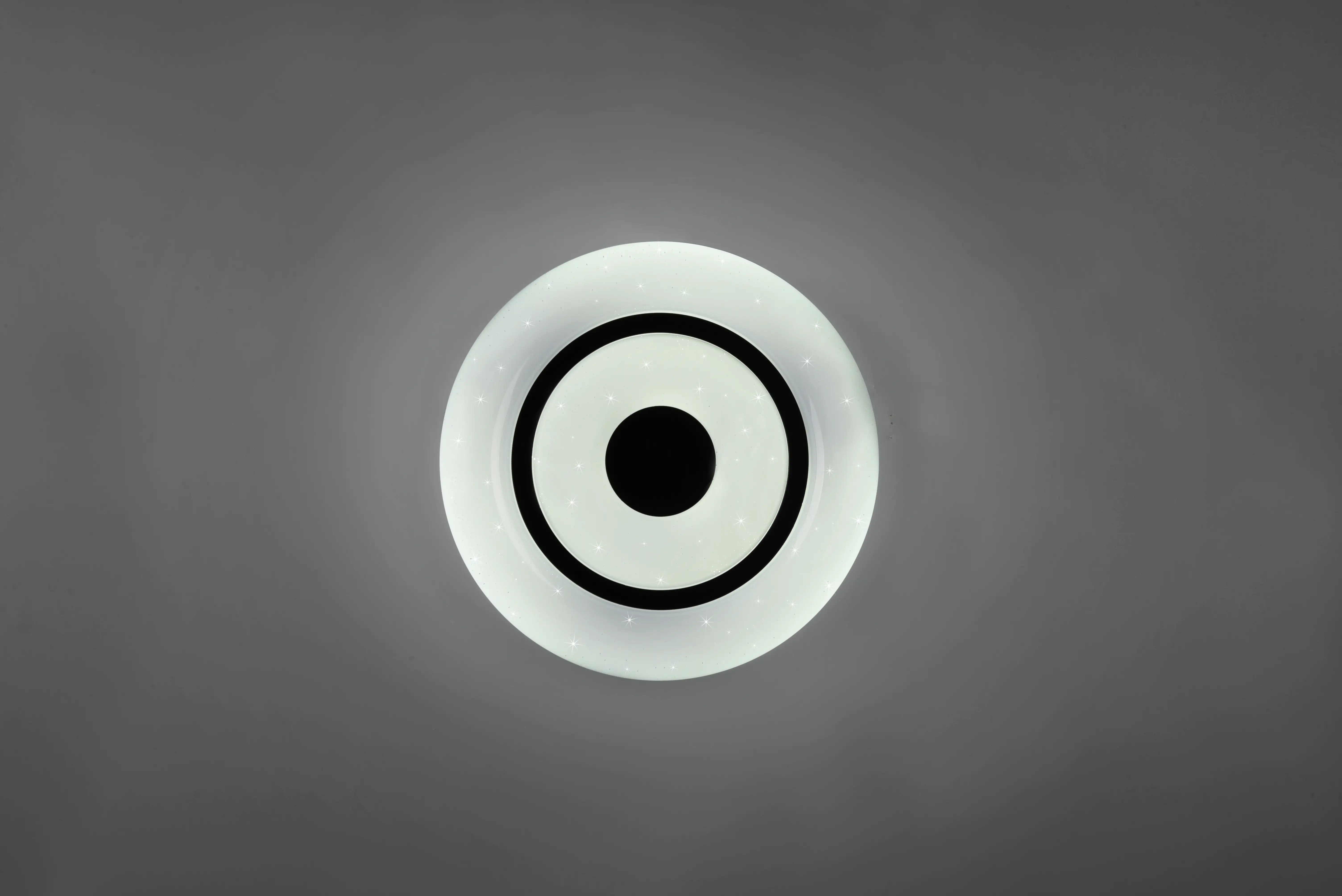 Reality LED Deckenleuchte Rana schwarz, weiß, Fernbedienung