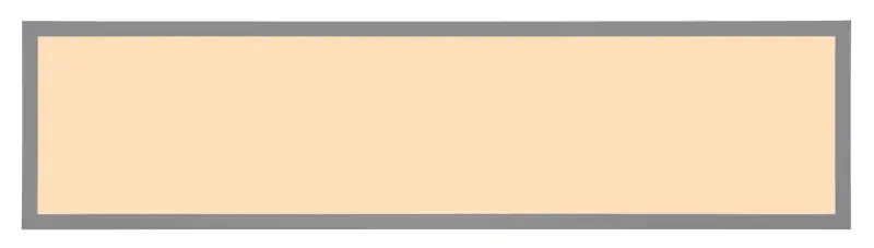 Globo Deckenleuchte Doro 80 x 20 L x B silber warmweiß