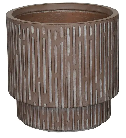 Mica Decorations Pflanztopf Oslo Ø 37 x 36,5 cm braun