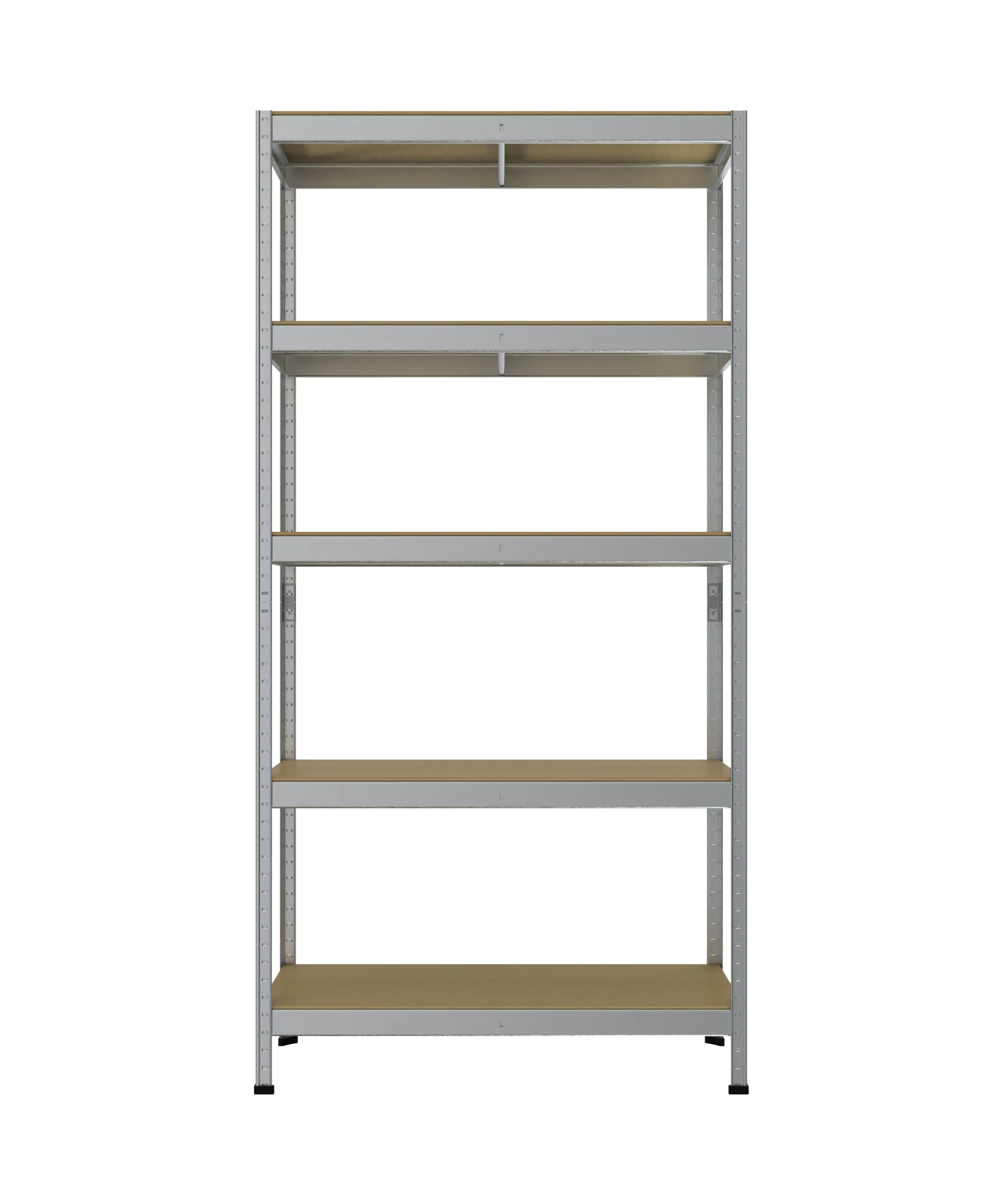 Schwerlastregal 180 x 90 x 40 cm 5 Holzböden 875 kg