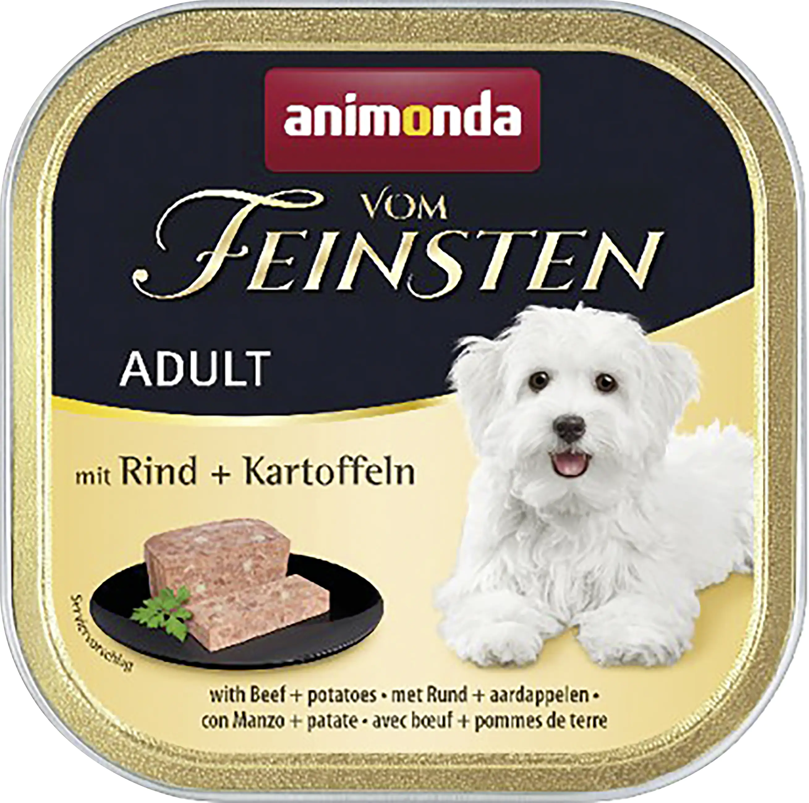 Animonda Vom Feinsten Adult mit Rind + Kartoffeln 150 g Adult Animonda Vom Feinsten Adult mit Rind + Kartoffeln 150 g Adult