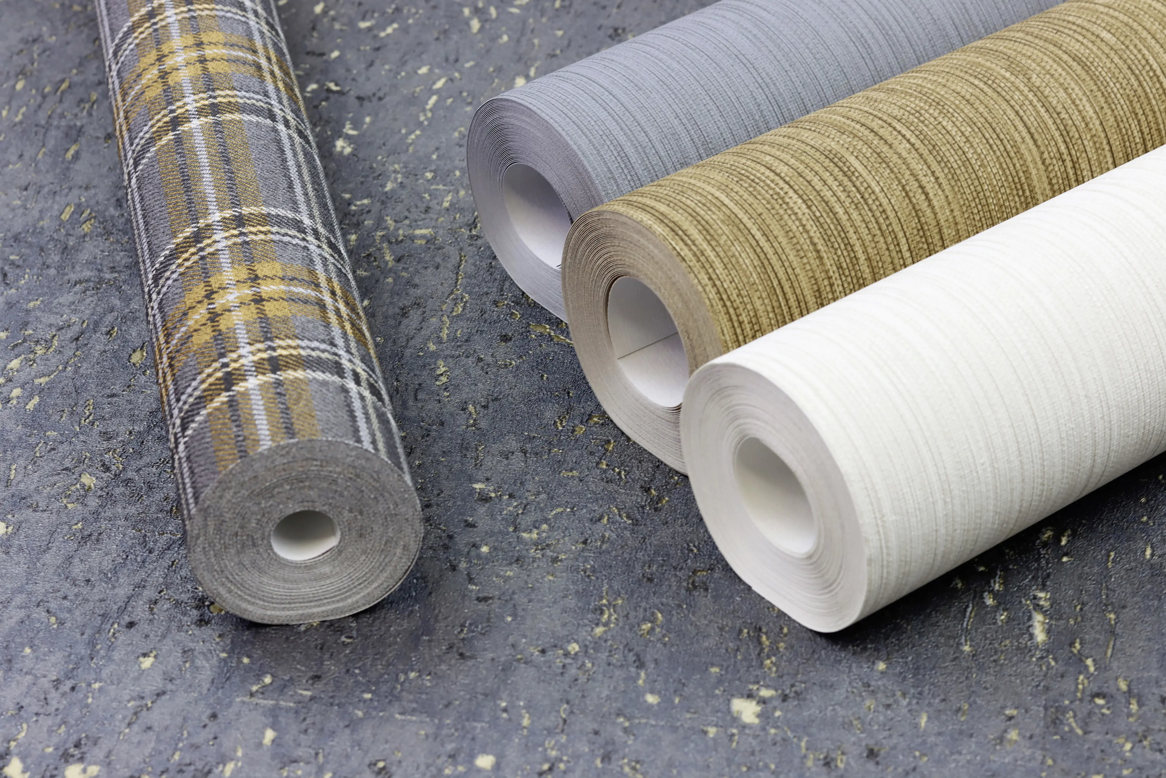 Rasch Vliestapete 537628 Creme-Creme dunkel Uni 10,05 m x 0,53 m