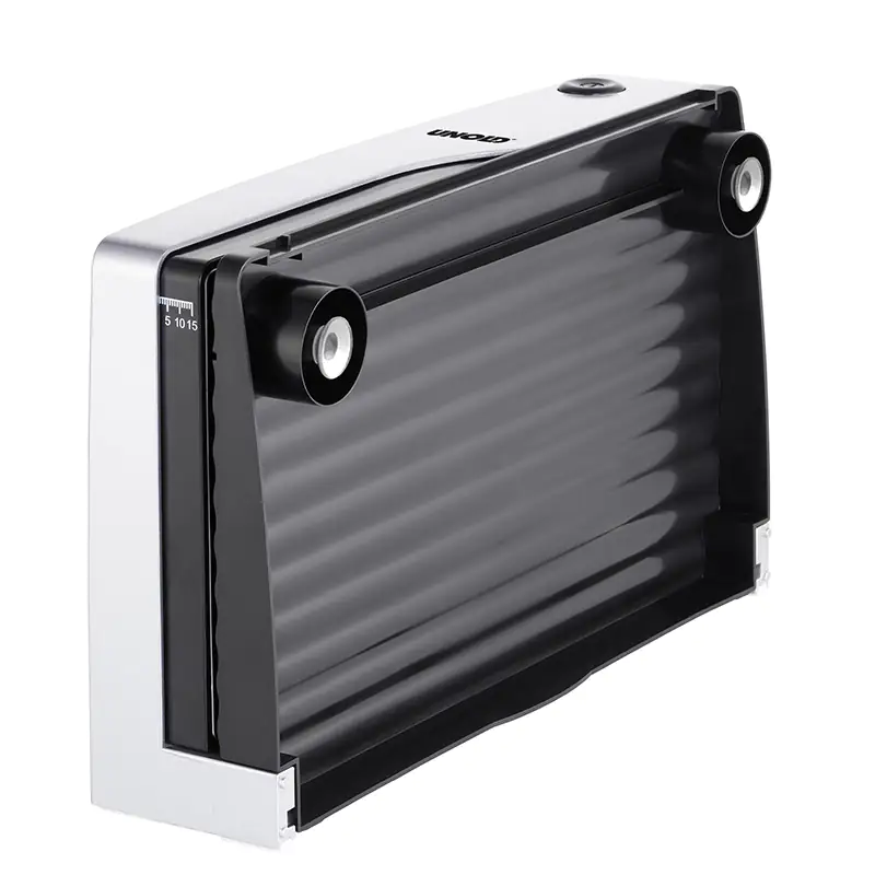 Unold Allesschneider Curve Silver 100 Watt, Wellenschliffmesser, silber