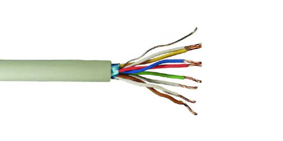 Telefonkabel JY(St)Y 4 x 2 x 0,6 - 25 Meter, grau