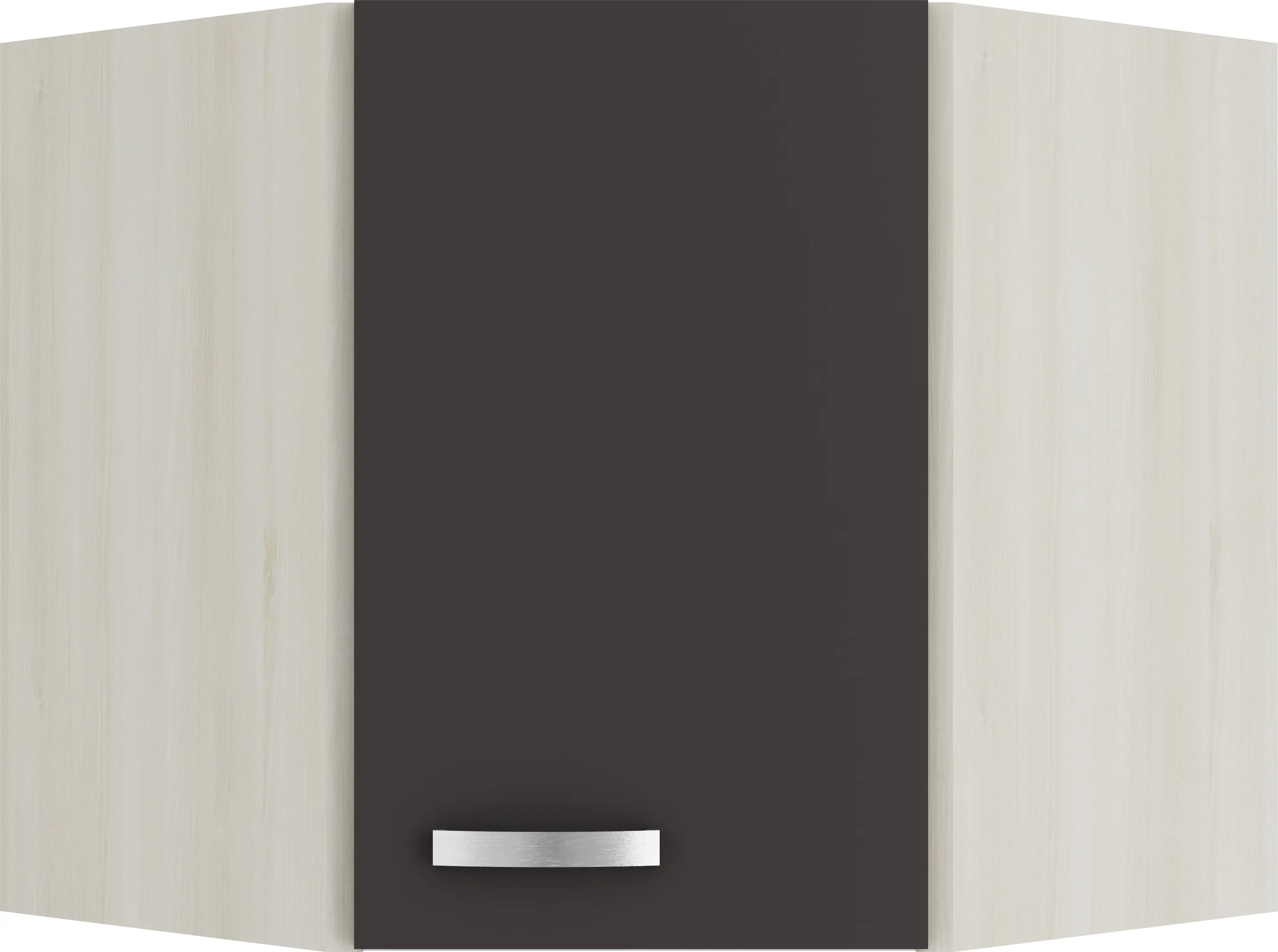 Optifit Eckoberschrank Faro 220 anthrazit/akazie 60 cm