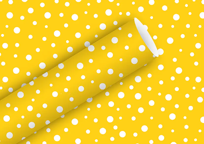 Braun & Company Geschenkpapier gelb 2 m x 70 cm Braun & Company Geschenkpapier gelb 2 m x 70 cm